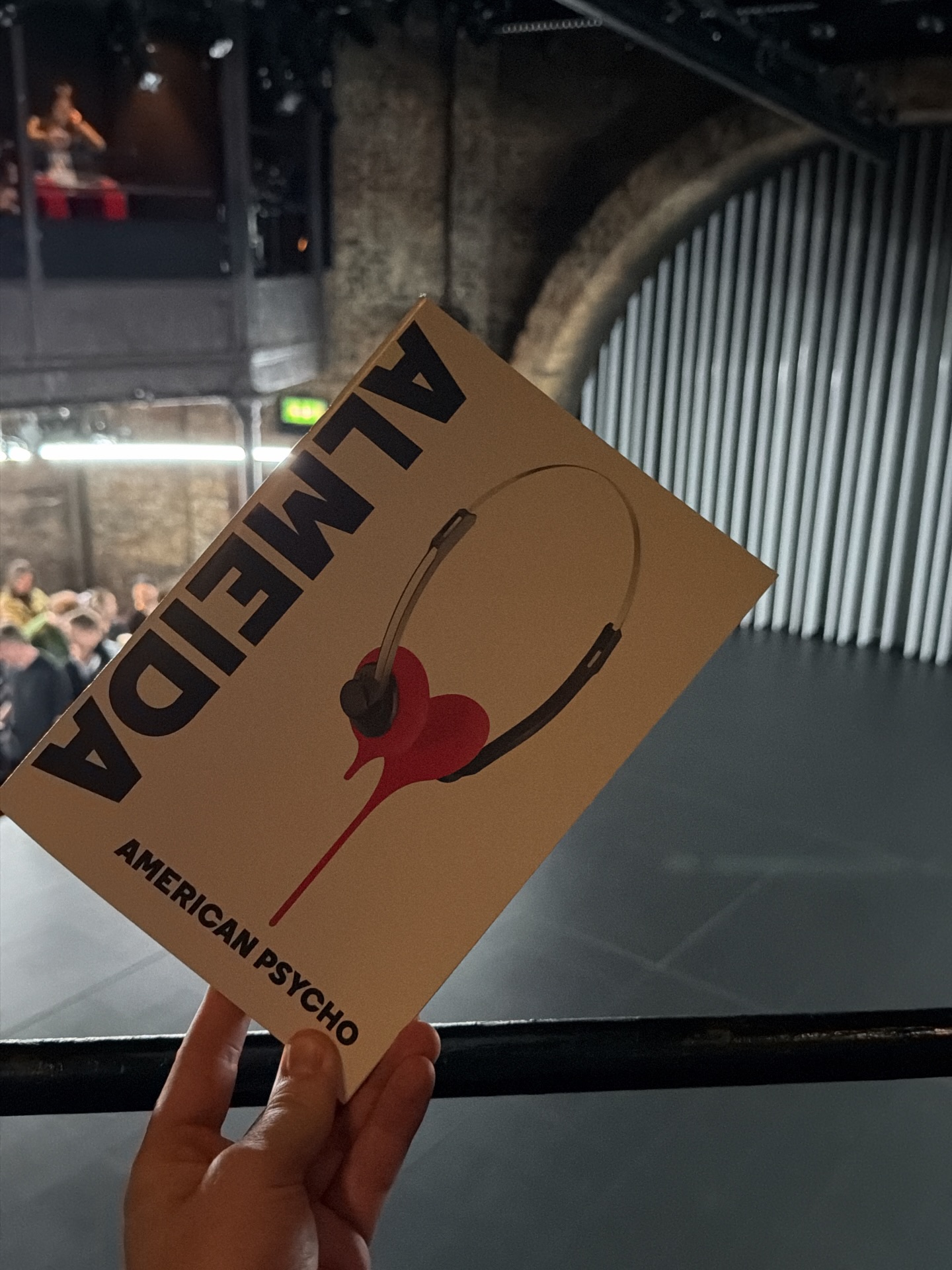 My new obsession is Patrick Bateman at @almeida_theatre production of American Psycho The Musical! SO SO SO SO GOOD