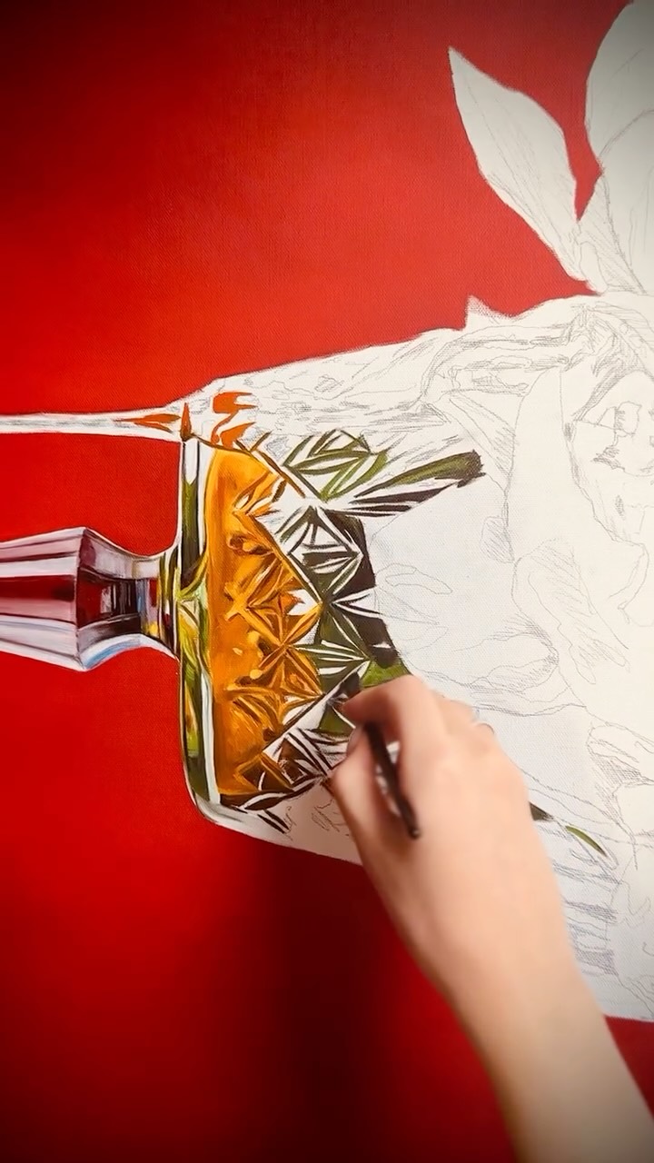 Oil painting process.
#oilpainting #paintingprocess #artstudio