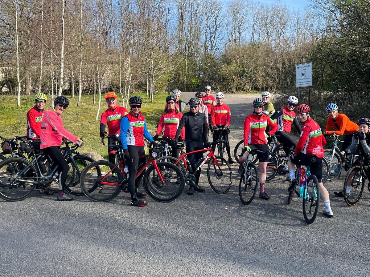Great turnabout across all groups today for a lovely, sunny 😎 and lumpy (😬) ride to @bonzolounge in Keynsham! Feels like the riding season has kicked off today! #clublife #sundayfunday #springhassprung 🌼 #bikelife #turningkeynshamred