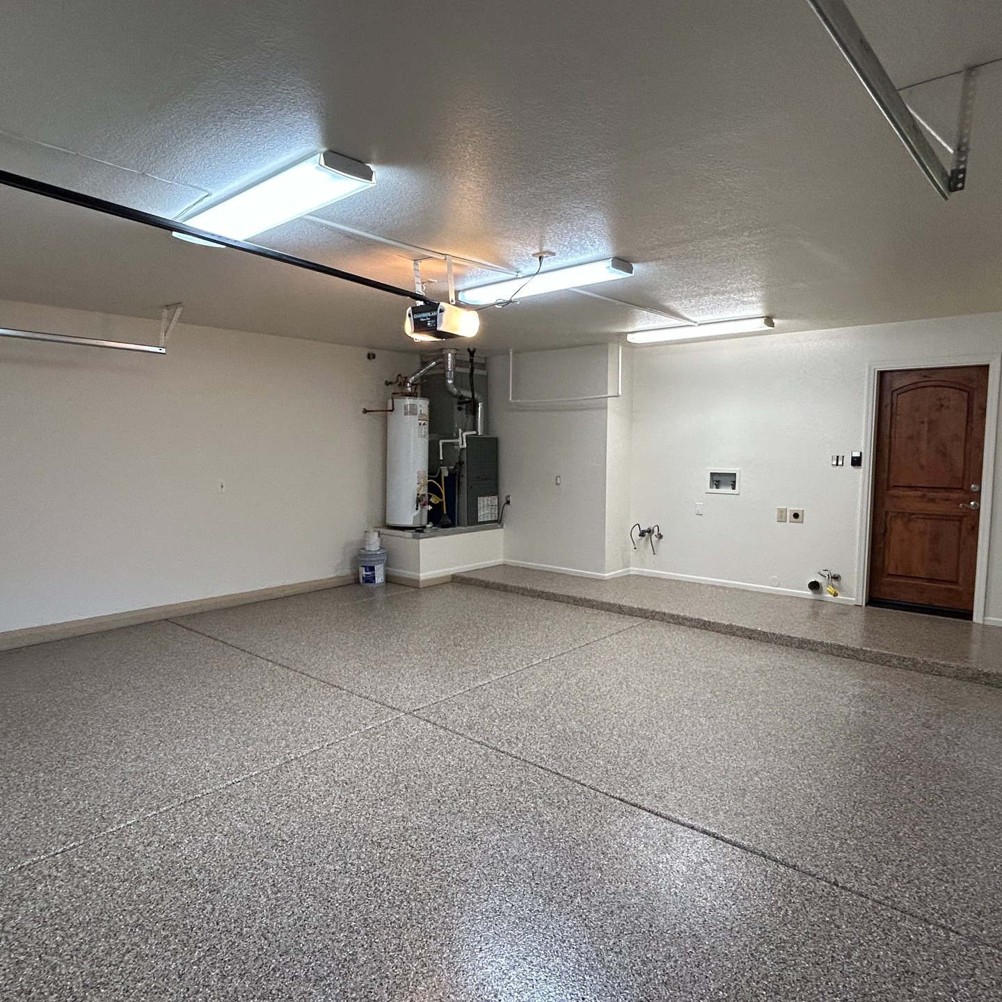 Residential paint job - Garage interior