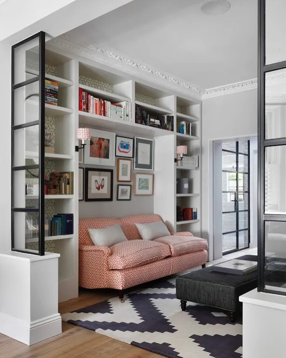 There’s nothing new about Crittall doors, they’ve been used by architects since the 1800’s, named after by Francis Henry Crittall a famous ironmonger! An excellent design solution, sturdy and timeless - right now metal framing has never looked so good. This timeless trend is here to stay, they are so flexible, striking and minimalist. They make excellent room dividers, bring buckets of light into a room, really beautiful as a seamless transition from indoor to outdoor. I’m just about to use them on another project - exciting! #designforliving #timeless #daniellesinclairdesign #interiordesignoxford