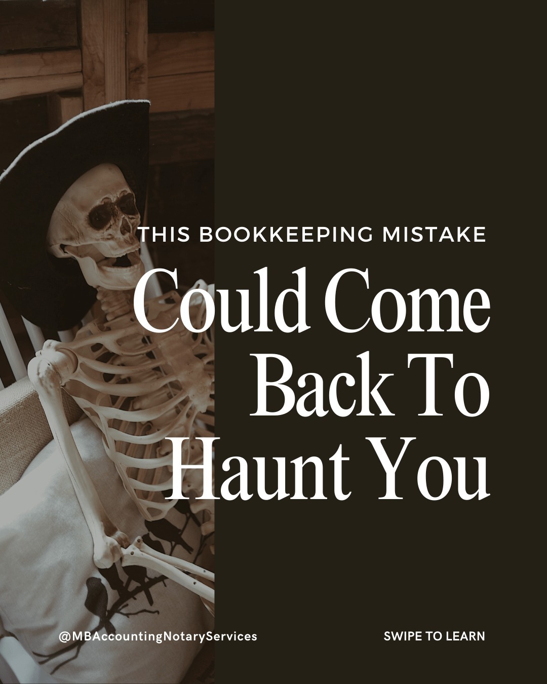 And by haunting you, I mean it could make an audit a REAL nightmare! 😱
The good news? When you hire me, it's my job to stay on top of reconciling your accounts every month!
Need to catch up on your 2024 bookkeeping? Let's chat!
📧 hello@mbaccountingservices.com
🖥️mbaccountingnotaryservices.com
#VirtualBookkeeping #RemoteBookkeeper #BookkeepingPro #Bookkeeper #BookkeepingTips #Accounting #Bookkeeping #CloudBookkeeping #BusinessOwner #EntrepreneurLife #Entrepreneurship #SmallBiz #TaxTips
#SmallBusinessBookkeeper #JohnsonCitybookkeeper #JohnsonCityaccountant #Tennesseebookkeeper #TNaccountant #MBAccountingNotaryServices