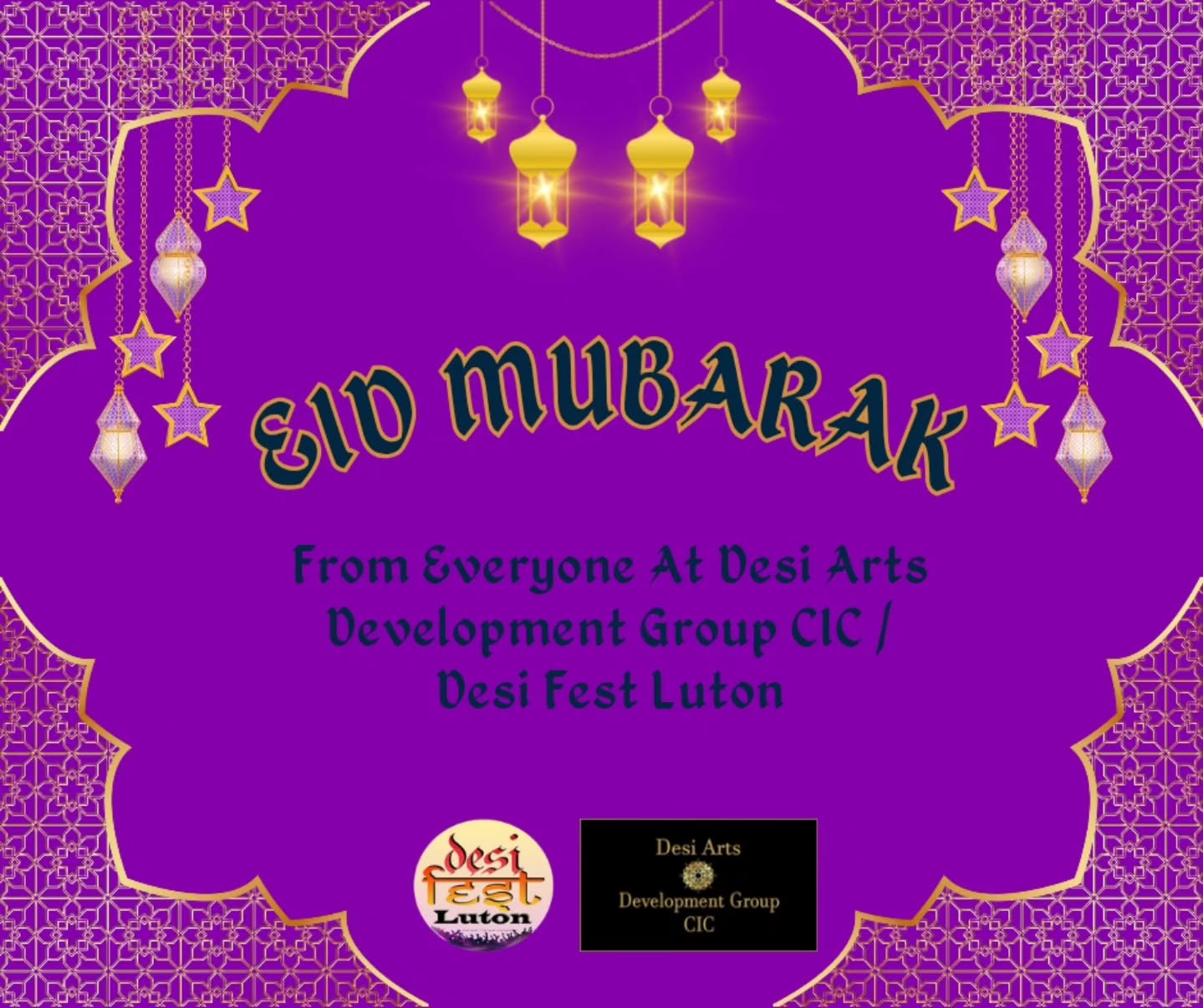 EID MUBARAK!!
May your day be filled with love and unity with loved ones from Desi Arts Development Group CIC and Desi Fest Luton
#eidmubarak #eidulfitr2026