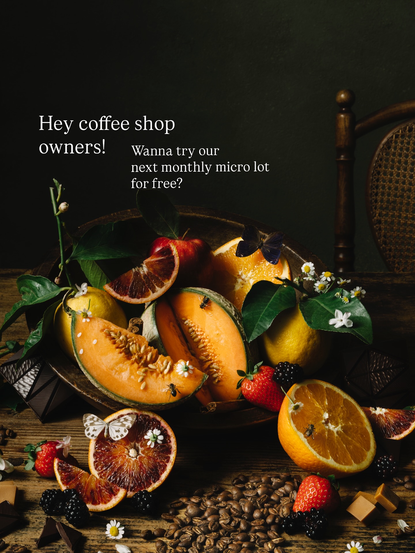 Hey dear coffee shops!
Wanna try our next Monthly Micro Lot –
roasted for all filter methods and
fruity espresso? A Marsellesa Honey from Cafeologia Mexico.
Text us and we’ll ship you a free sample 🙂
Order until March 30, we will ship on April 1st
Send order to debora@ojodecafe.ch
Kilobag 42.– | Retail Box 200g 12.70.–