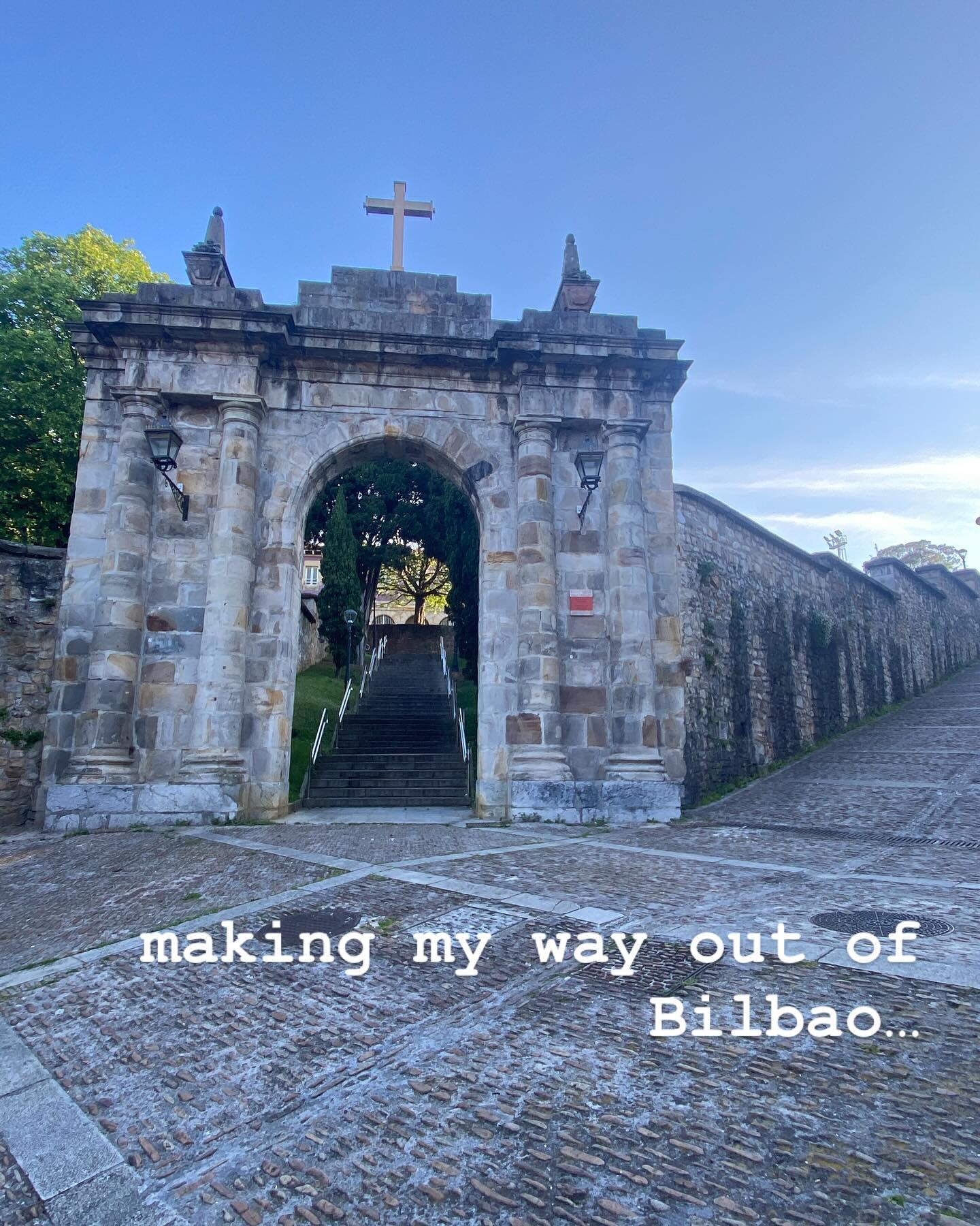 Day 7 Bilbao to Portugalete short day of only 17km and a lot of it through some very uninspiring industrial areas along the riverfront. 🥱 but preceding that the architecture of Bilbao did not disappoint.
