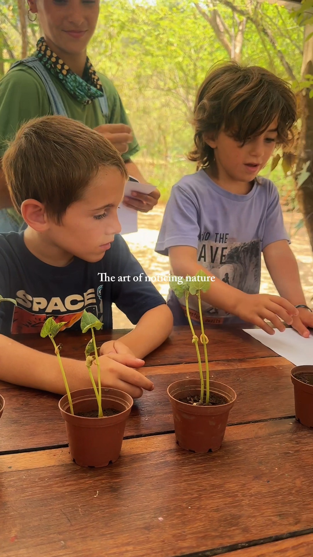 There is so much to see… when we slow down ✨
A tiny ant carrying more than itself.
The way the light moves through the leaves.
The sound of the wind whispering through the trees.
At Wild Child, we practice noticing.
Not rushing past the small moments — but living inside them.
Because this is where connection begins…
With the earth, with each other, and within ourselves.
When children learn to notice,
they learn to care.
And when they care,
they grow into stewards of this beautiful world 🌎
This is the quiet magic of Wild Child 🌿
#WildChild #NatureConnection #MindfulChildhood #NatureSchool #SlowChildhood #OutdoorLearning #ConsciousParenting #EarthStewards #NaturePlay #PresenceOverPerfection #ForestSchool #WildAndFree