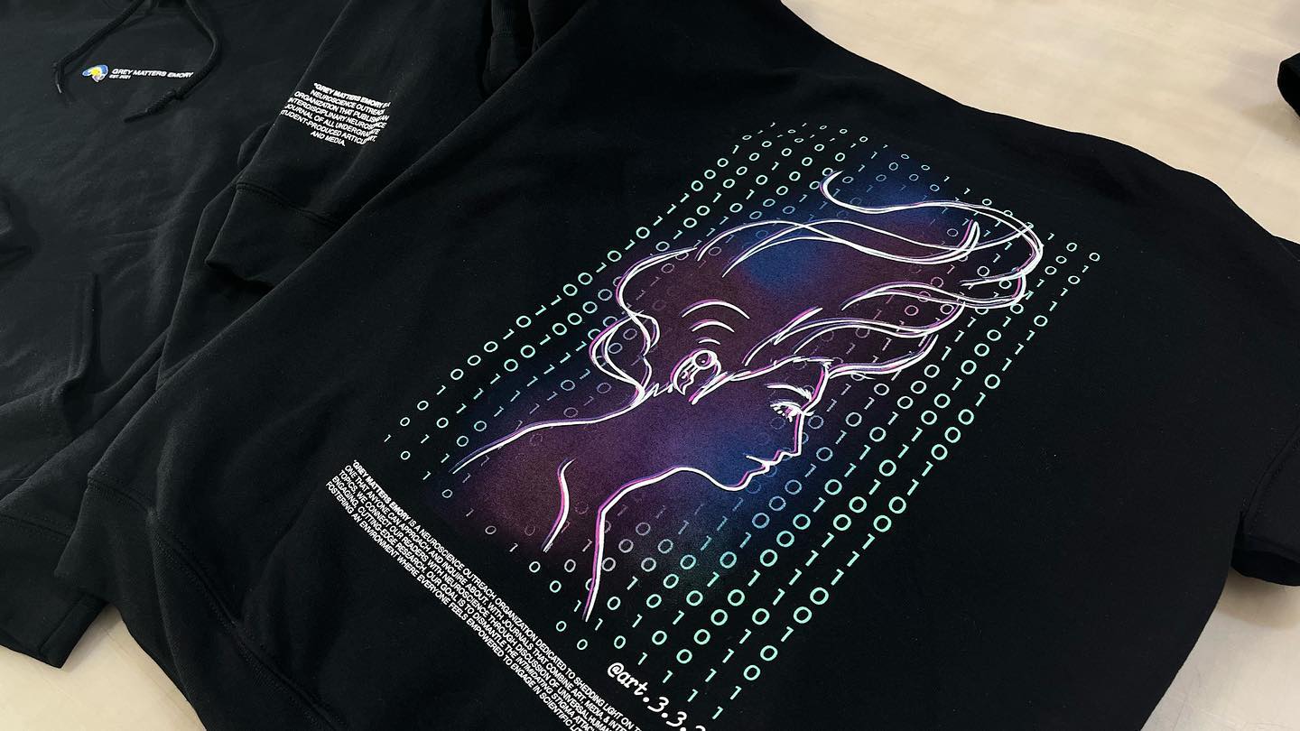 very neat neuroscience design #cultureafterdark #cultureapparelstudio #screenprinting