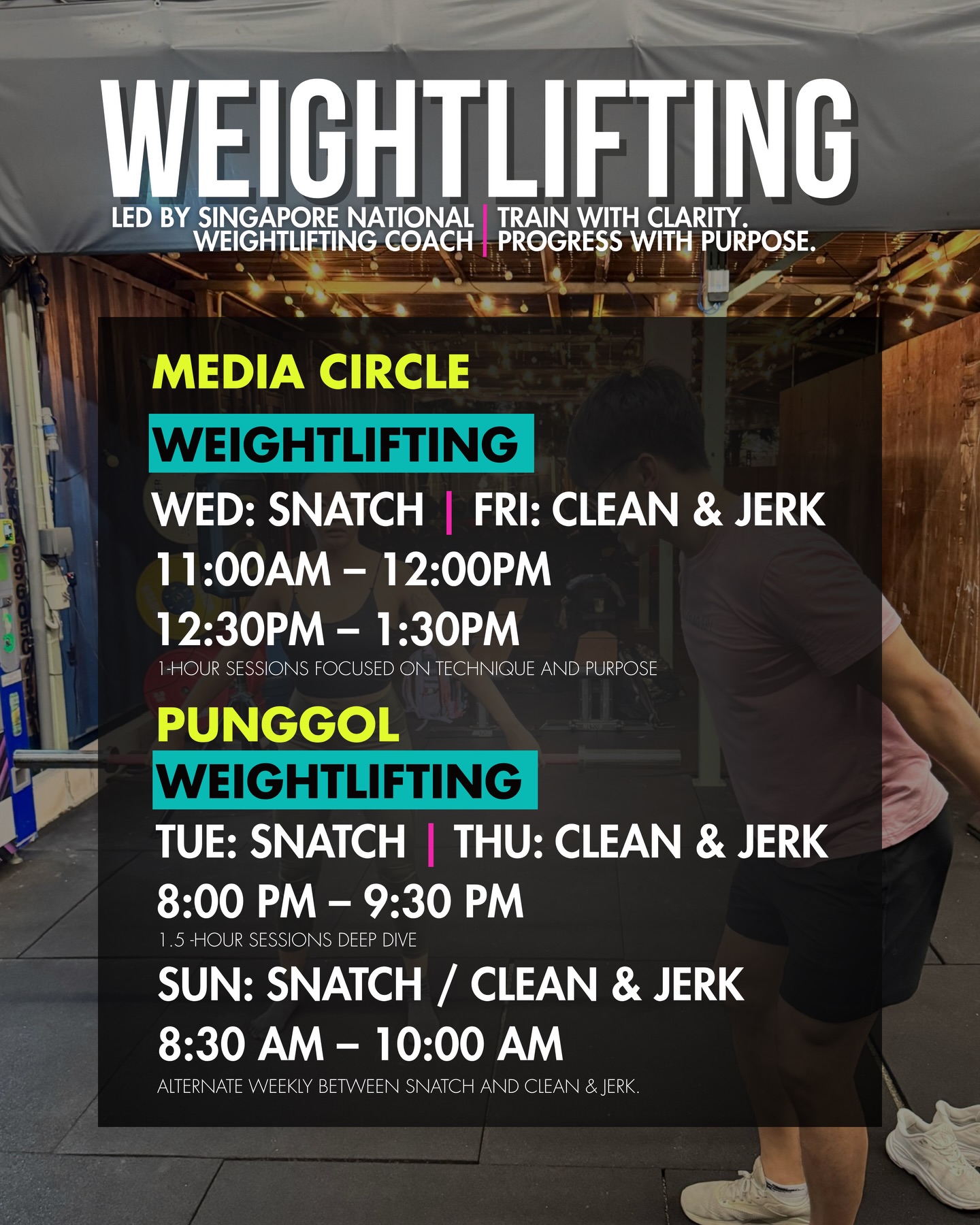 The CrossFit Open may be over, but progress doesnโt stop. Weโre back to our regular schedule, and Coach Larry is ready to see you on the platform. Letโs refine your snatch, clean & jerk, and build better liftsโbook your spot now!
#snatch #cleanandjerk #weareone