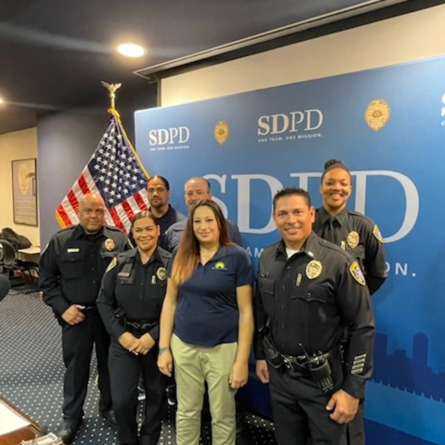 It is a good feeling to be a community partners with SDPD and their gang intervention team!!!