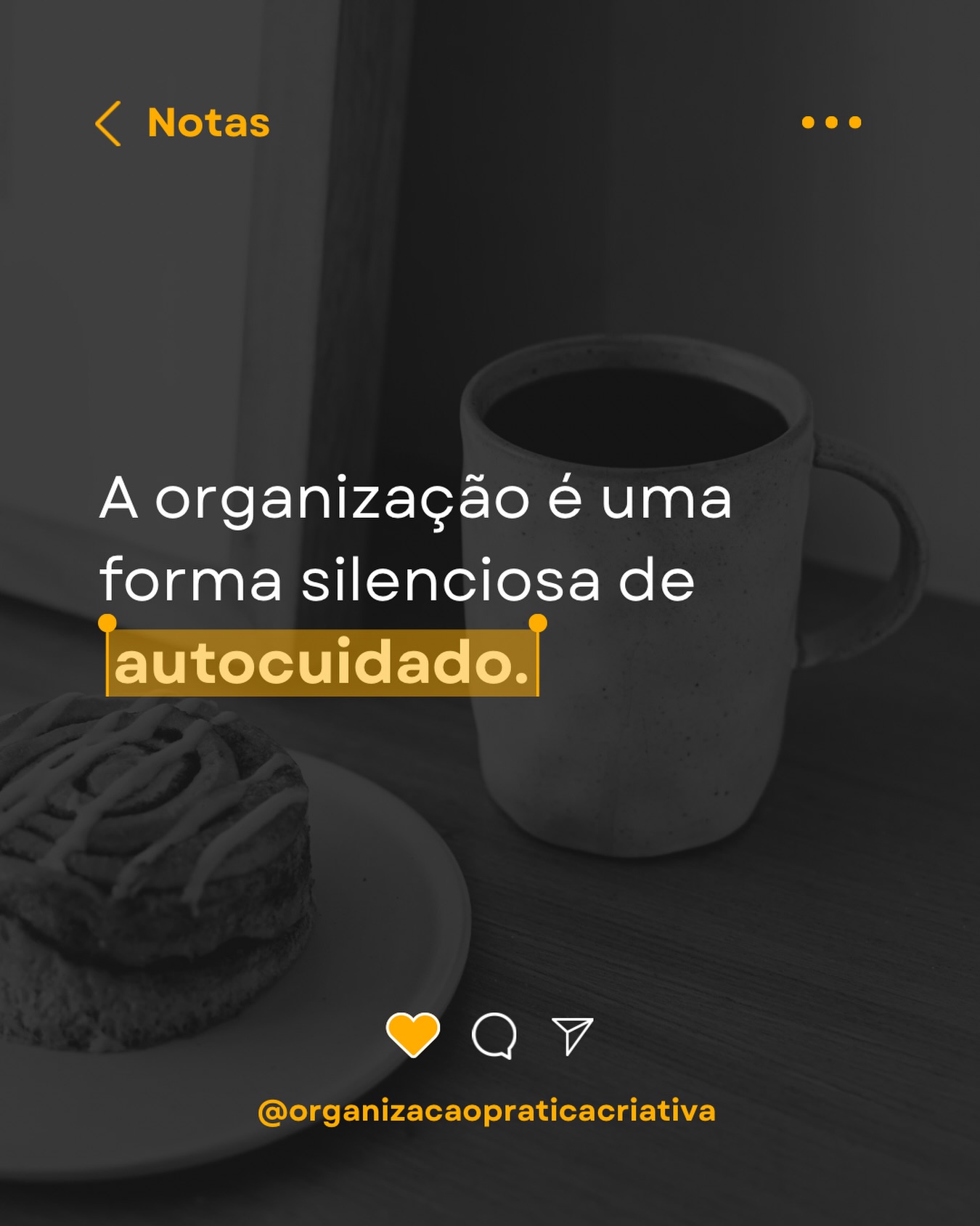 A organização é uma forma silenciosa de autocuidado.
#PersonalOrganizer #Organização #DicaDeOrganização #autocuidado