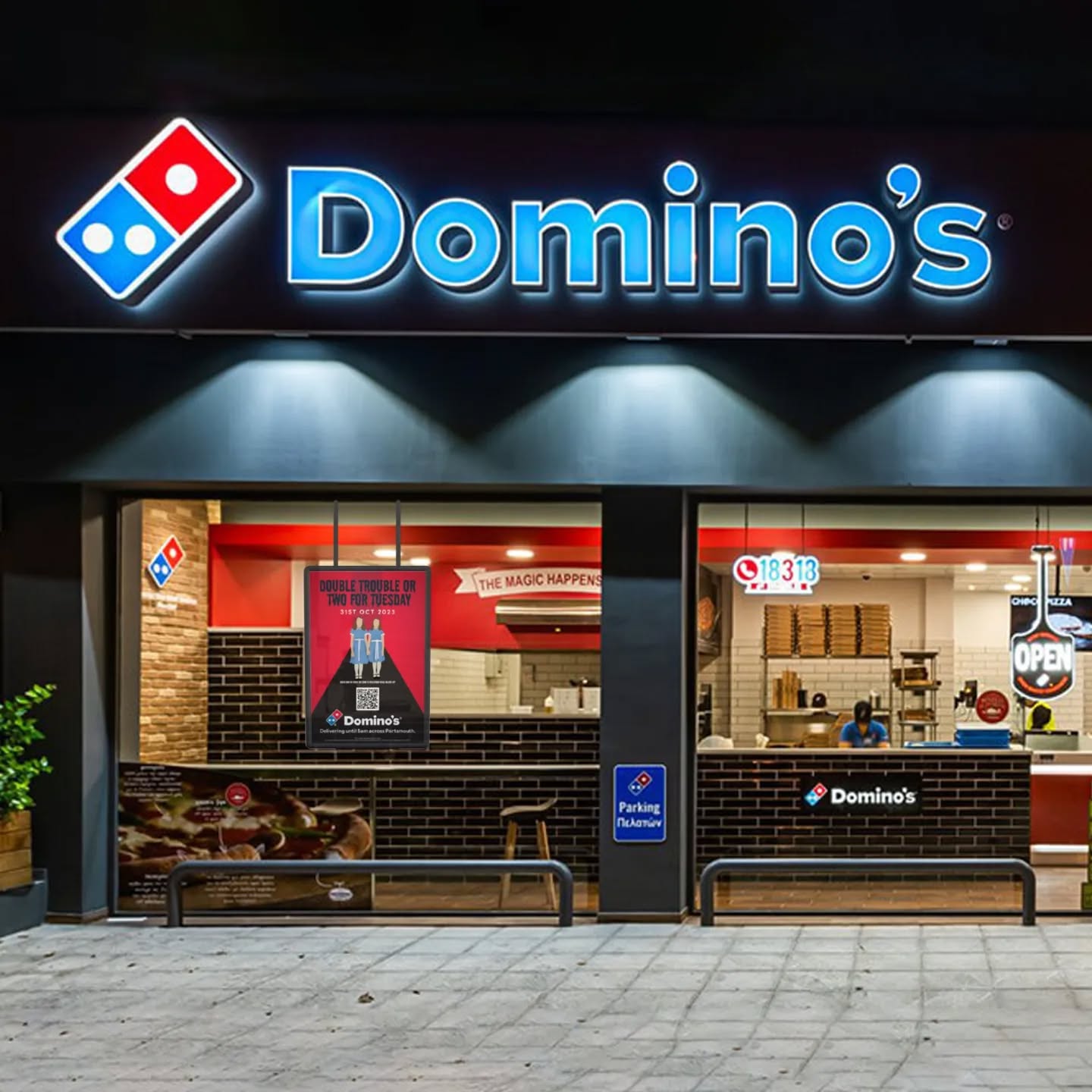 VARIOUS X @dominos_uk 🍕
Digital screen work - Our Domino's digital screen, inspired by The Shining, adds a touch of spook and strategy to campus promotions. 👻🎬
#DigitalDominos #MarketingMagic #TheShiningInspired#CampusCampaigns #DigitalSolutions #PizzaPromos