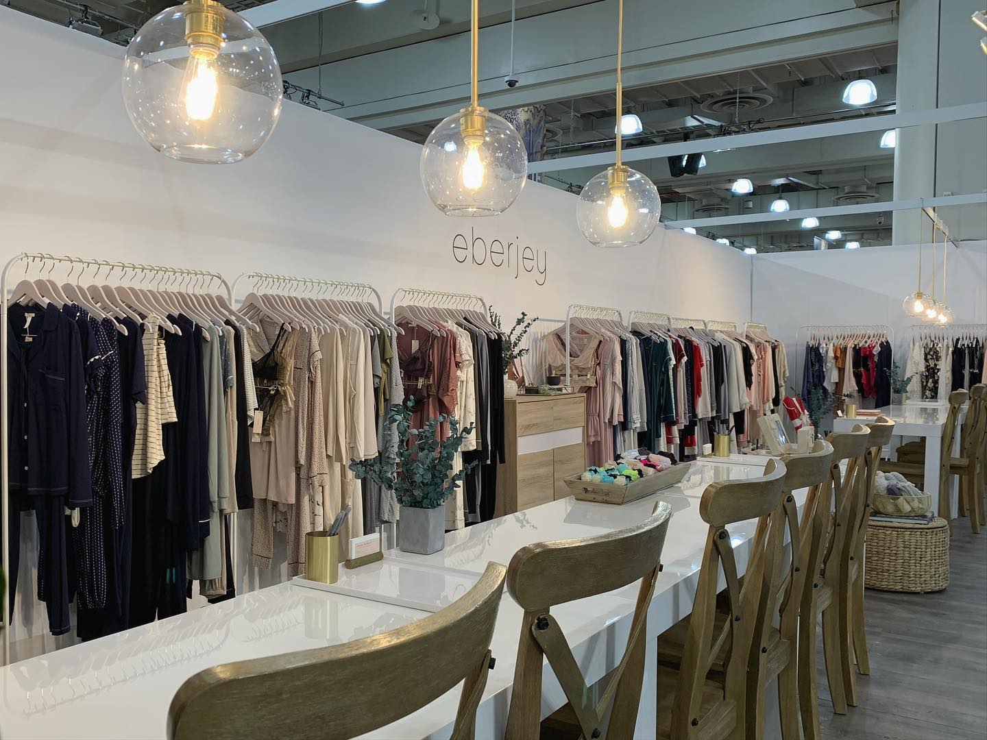 #tradeshow #tradeshowdisplay #tradeshowbooth #custombooth #displayservices #mkdisplays #eberjey #coterie #javitscenter #nyc