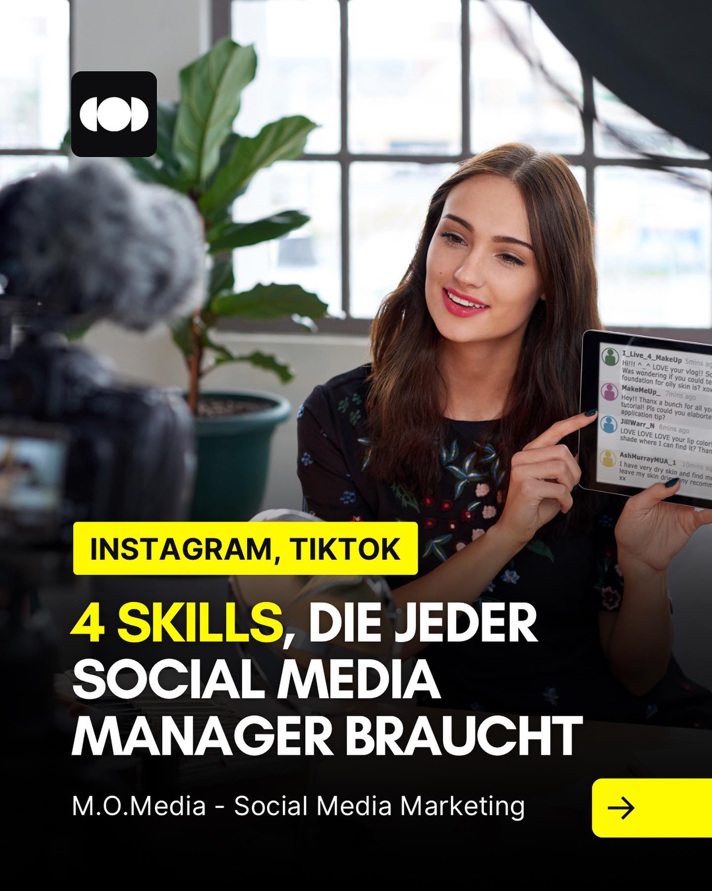 Entdecke die 4 Schlüsselqualifikationen eines Social Media Managers!
📌Analytisches Denken:
Ein Social Media Manager sollte Daten nicht nur sammeln, sondern auch interpretieren können – das Analytische Denken ist der Schlüssel zur Optimierung von Strategien und zur Steigerung der Online-Performance.
📌Kommunikationsgeschick:
Mit einer klaren und ansprechenden Kommunikation schafft ein Social Media Manager eine Brücke zwischen der Marke und der Zielgruppe, fördert Engagement und baut eine authentische Community auf.
📌Kreativität:
In einer Welt voller visueller Reize ist Kreativität das Geheimnis, um sich von der Masse abzuheben. Ein Social Media Manager sollte in der Lage sein, originelle Inhalte zu entwickeln, die im Gedächtnis bleiben.
📌Zeitmanagement und Organisation:
Das ständige Jonglieren verschiedener Plattformen erfordert exzellentes Zeitmanagement und Organisation. Ein effektiver Social Media Manager weiß, wie er Prioritäten setzt und den Content-Fluss optimal plant, um stets präsent zu sein.
@m.o.media_
_____
#instagramtipps #instagramstrategie #instagramlernen #mehrreichweite #sichtbarkeit #hamburg #reichweite