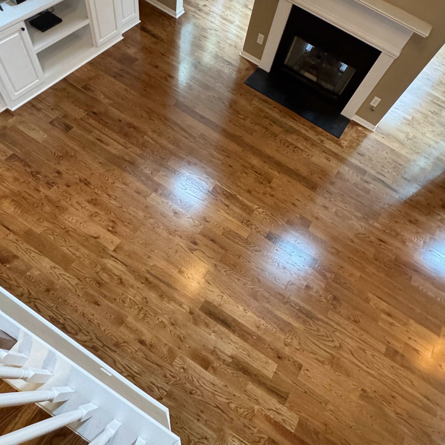 Out best deal! Number 2 Grade White Oak with Oil Based Polyurethane. The Hardwood Guys specialize in expert hardwood floor installation, refinishing, and repairs. Recently, we installed solid white oak No. 2 grade with Early American stain, delivering stunning results. Serving Woodstock, Marietta, Canton, and surrounding areas with craftsmanship you can trust. Call us or visit our website to learn more.