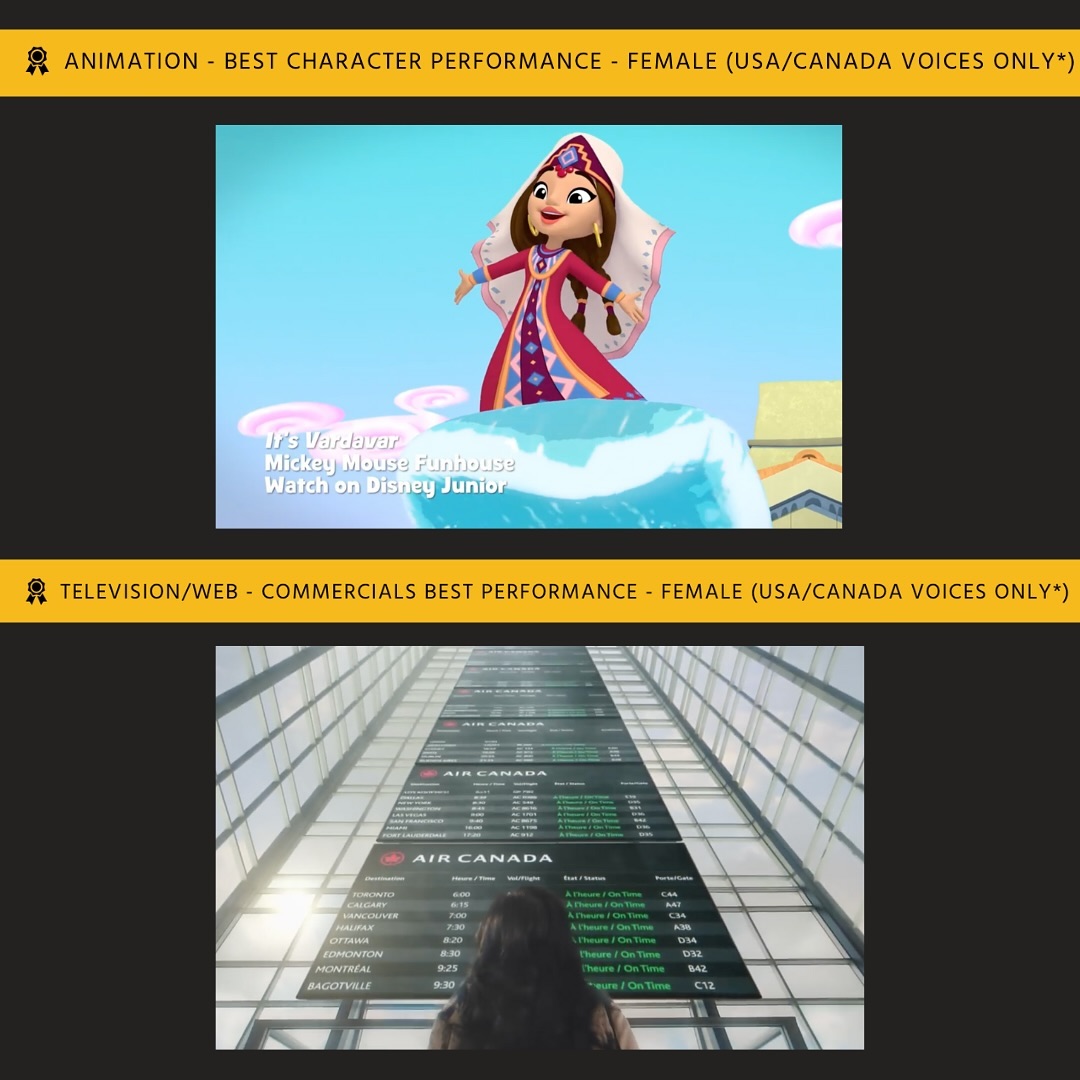 🥂Congrats to all the nominees!🥂
Feeling very honoured to have two nominations this year for the One Voice Awards!🤩 Swipe to see nominations and the clips 🇦🇲✈️