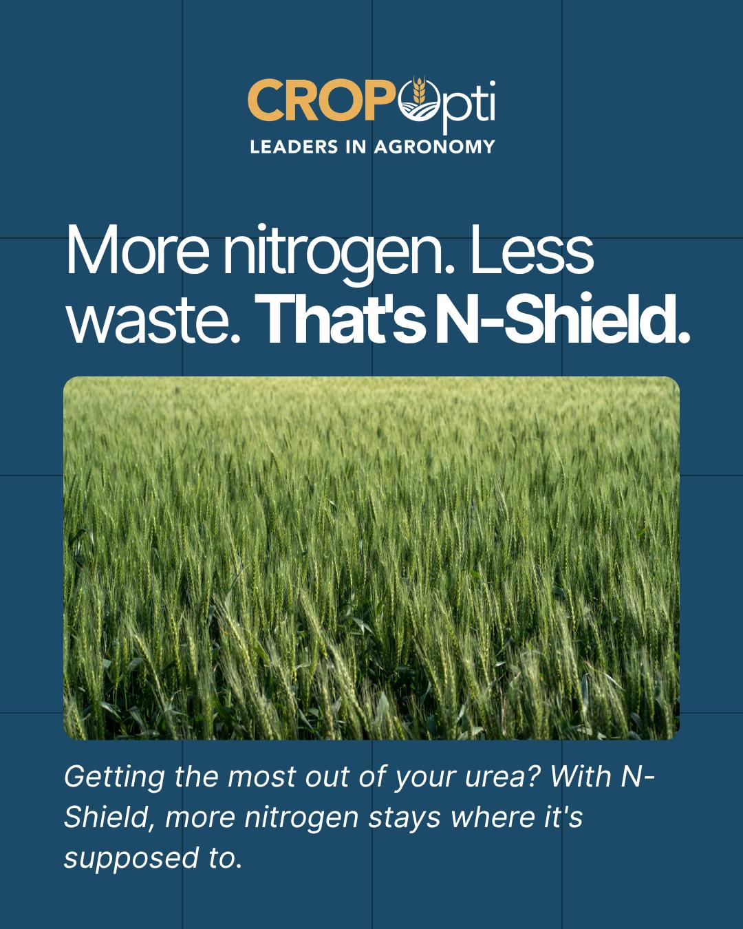 More nitrogen. Less waste. Here's how N-Shield is helping growers get more out of every urea application. 👇