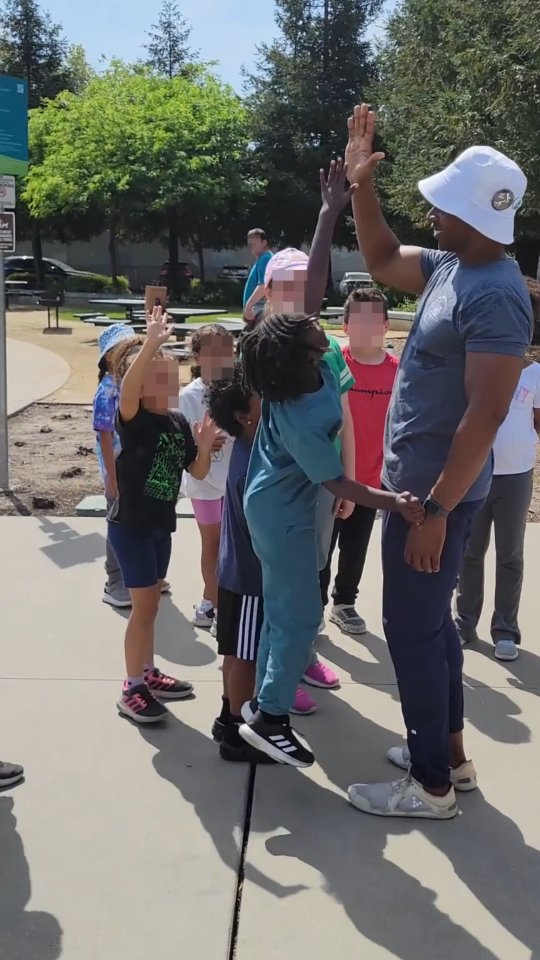 Sunday Funday in the park with the peaceful warriors.