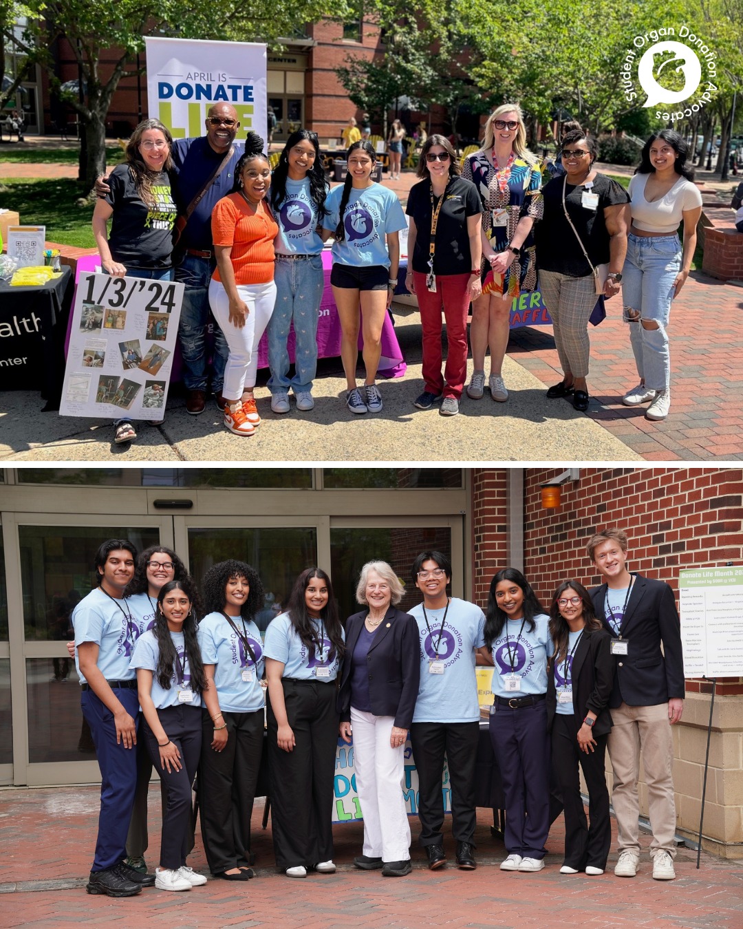 National Donate Life Month is right around the corner 💙💚
Get ready by checking on these inspiration pics from @vcuhosa and our Student Resource Guide at sodanational.org/studentguides-ndlm2026