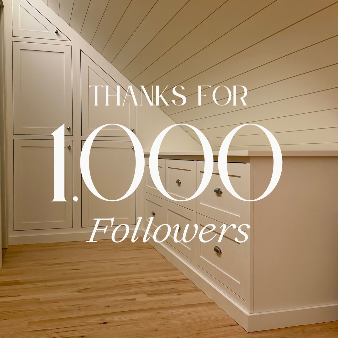 Thank you for 1,000 💙
We’re incredibly grateful for everyone who continues to support Shoreline Painting & Cabinetry. To our very first clients who trusted us from the beginning and stuck with us as we’ve grown into what we are today, THANK YOU. Your support means everything to us!
We take pride in the quality of our work and the care we put into every project and it’s all thanks to our amazing clients who continue to put their trust into our work. A special shout out to the contractors who continue to trust us on their projects, our local paint stores for referring clients our way.
And to everyone who has supported and contributed to our social media along the way and grew our numbers since day one, we truly couldn’t have reached this milestone without the effort and teamwork you put into shoreline!
Here’s to continued growth, craftsmanship, and the community that makes it all possible, thank you!
- Shoreline Management