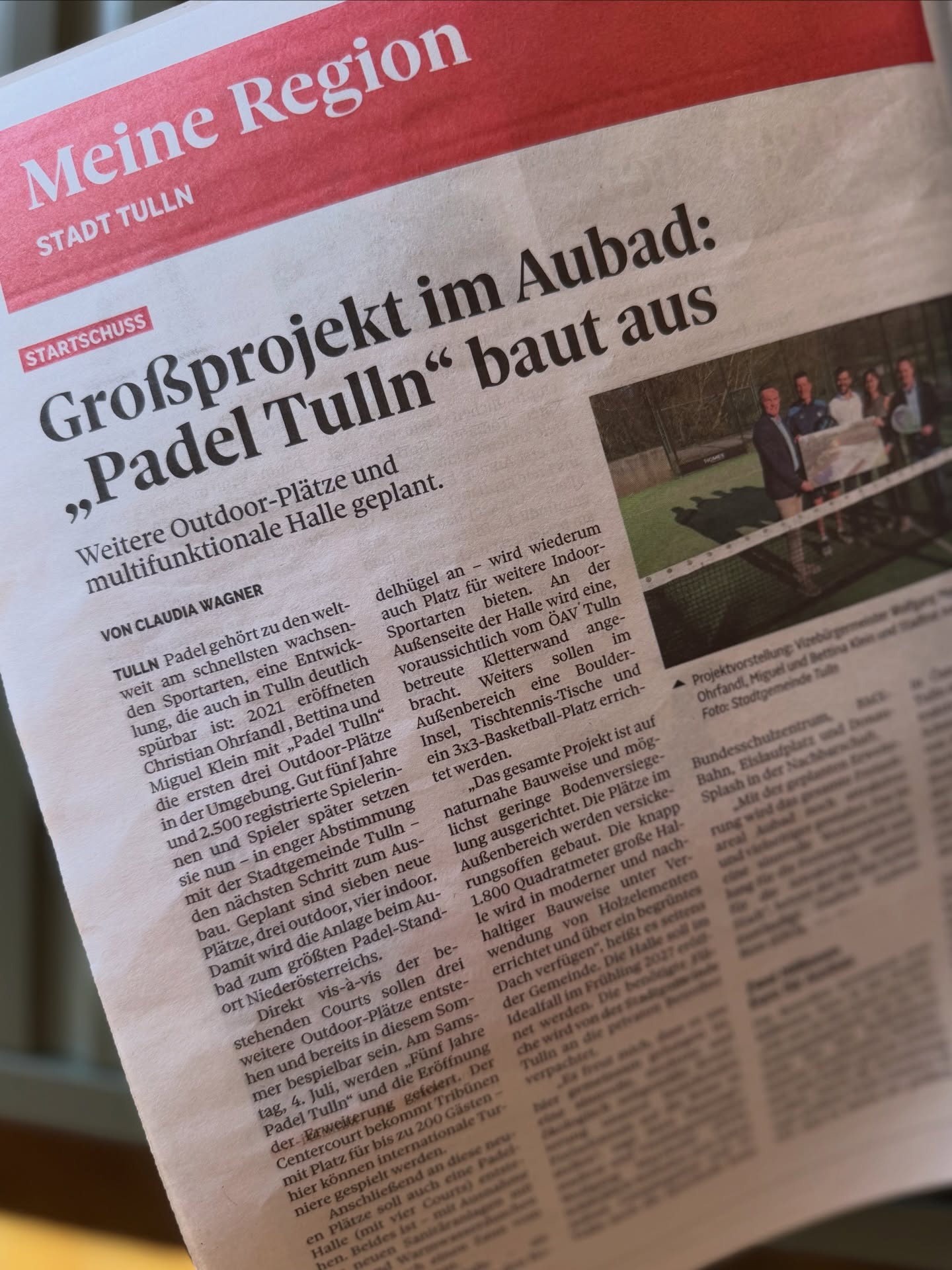 Finally official 🥳
#bignews #happyteam #padellovers #padeltulln #tullnerleben