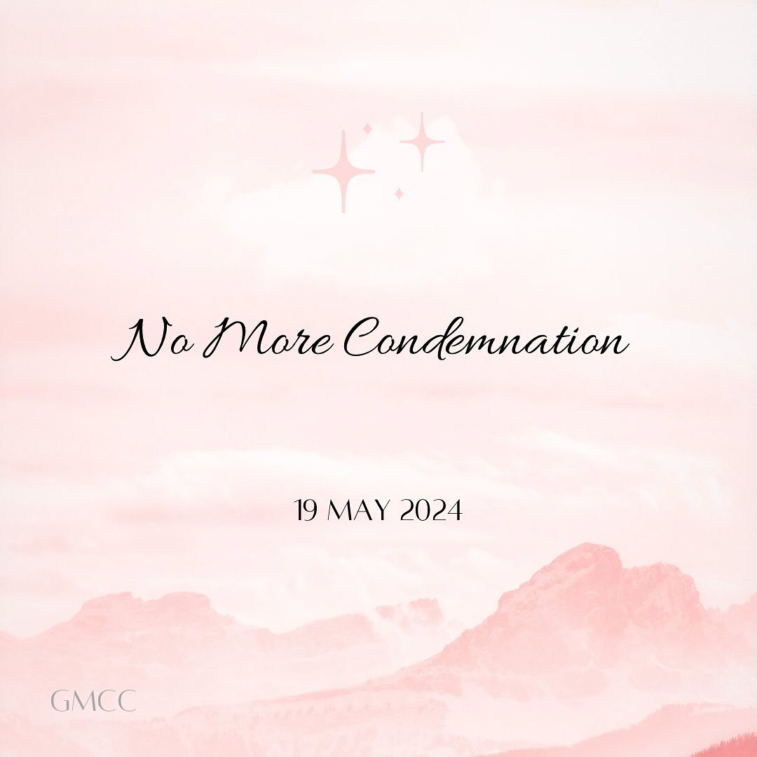 “No More Series” - No More Condemnation (19 May 2024)
—————
What is condemnation?
Condemnation can be defined as judging, which means an act of addressing strong disapproval towards someone, even himself/ herself, for crime, belief, act, etc.
—————
What do you usually do after having done something wrong?
Some people may condemned himself/ herself because they feel guilty and want to hide from God.
At the same time, some people may try to find fault in others for the same reason.
—————
Adam and Eve have done the very same thing after eating the fruit from the tree of knowledge. They hid from God, blamed the others.
Genesis 3:12-13 ESV
“The man said, “The woman whom you gave to be with me, she gave me fruit of the tree, and I ate.” Then the Lord God said to the woman, “What is this that you have done?” The woman said, “The serpent deceived me, and I ate.””
—————
From Romans 8:1-5, we learn that there’s no condemnation for those who are in Jesus. Even if we have sinned, by believing in Jesus and following Jesus, we can be forgiven and do not need to hide from God.
Romans 8:1-2 ESV
“There is therefore now no condemnation for those who are in Christ Jesus. For the law of the Spirit of life has set you free in Christ Jesus from the law of sin and death.”
—————
By believing in Jesus, we shall live according to the spirit but not by flesh. God will welcome us like the father welcoming his prodigal son.
Luke 15:21-24 ESV
“And the son said to him, ‘Father, I have sinned against heaven and before you. I am no longer worthy to be called your son.’ But the father said to his servants, ‘Bring quickly the best robe, and put it on him, and put a ring on his hand, and shoes on his feet. And bring the fattened calf and kill it, and let us eat and celebrate. For this my son was dead, and is alive again; he was lost, and is found.’ And they began to celebrate.”
—————
Let’s reflect and pray God to give us wisdom for acting righteously.
—————
#nomore #gmcc #hkchurch #church #jesus #forgiven #bible #christian #sermon #biblestudy #love #spirit