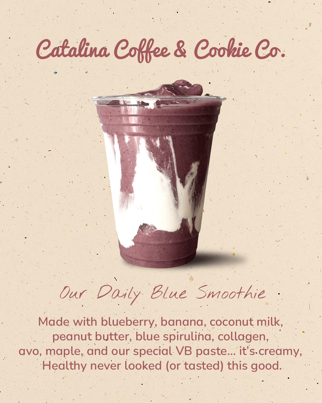 Daily Blue is more than just a smoothie...
it’s your daily boost in a cup.