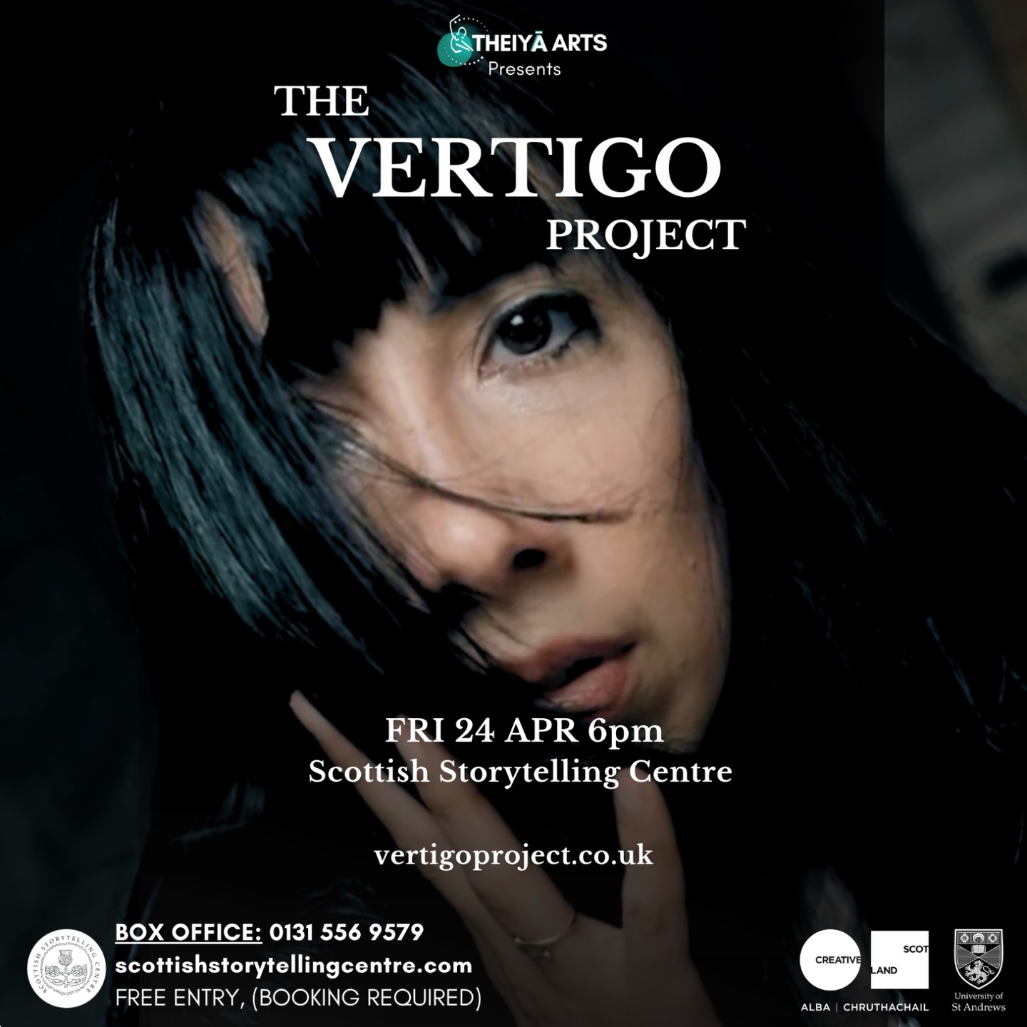 We would like to invite you to a special event from The Vertigo Project, bringing together artists, researchers and clinical practitioners in an interdisciplinary showcase at the Scottish Storytelling Centre.
📖The evening will centre the launch of a new book by Dr Anindya Raychaudhuri, alongside a wider programme of artistic outputs, including:
🎬The premiere screening of Vertigo, a dance film developed by Theiyā Arts in collaboration with @sandybcamera as an artistic response to the book.
🎶The premiere of a live performance by Theiyā Arts Dance Collective, with original music by Giulia Drummond (composer for the film)
An exhibition of selected materials and outputs from the project
📆Event Details
Friday 24 April 2026, 18:00
Scottish Storytelling Centre, Edinburgh
Tickets (link in bio)
Free entry (booking required)
Dance - Dance Film - Book Launch - Live music - Performance - South Asian Dance - Made in Scotland