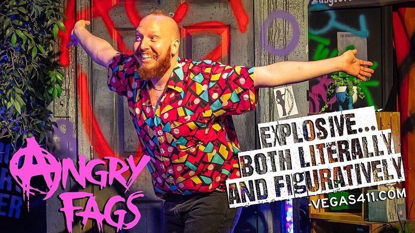 Though I can’t be there in person this evening, HAPPY OPENING to the high octane “Angry Fags” show! This design is a gritty take on a Georgia in the throes of political turmoil and explores the constant fight for queer justice. Special thanks to @mrbigstuart for his incredible graffiti! #getangry #pridewasariot #scenicdesign #scenicdesigner #eatmoreartvegas #angryfags #vegaspride #queertheatre #vegasartsdistrict
