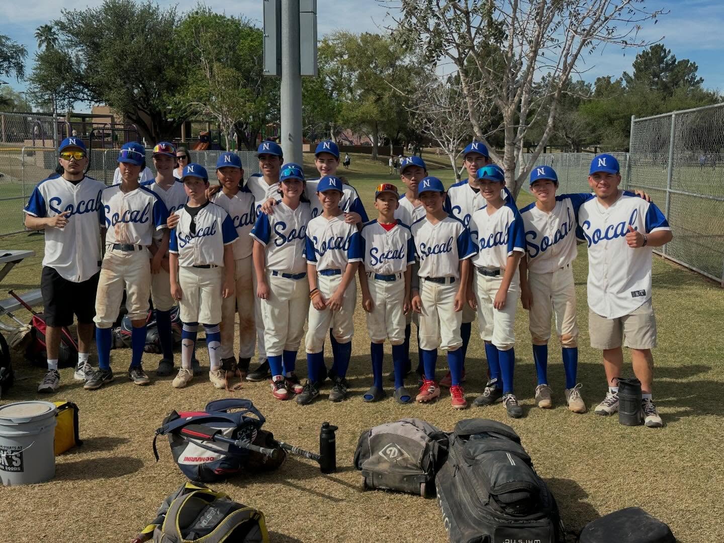 Good game boys you guys did amazing!! We went 3-1!! 👏⚾️