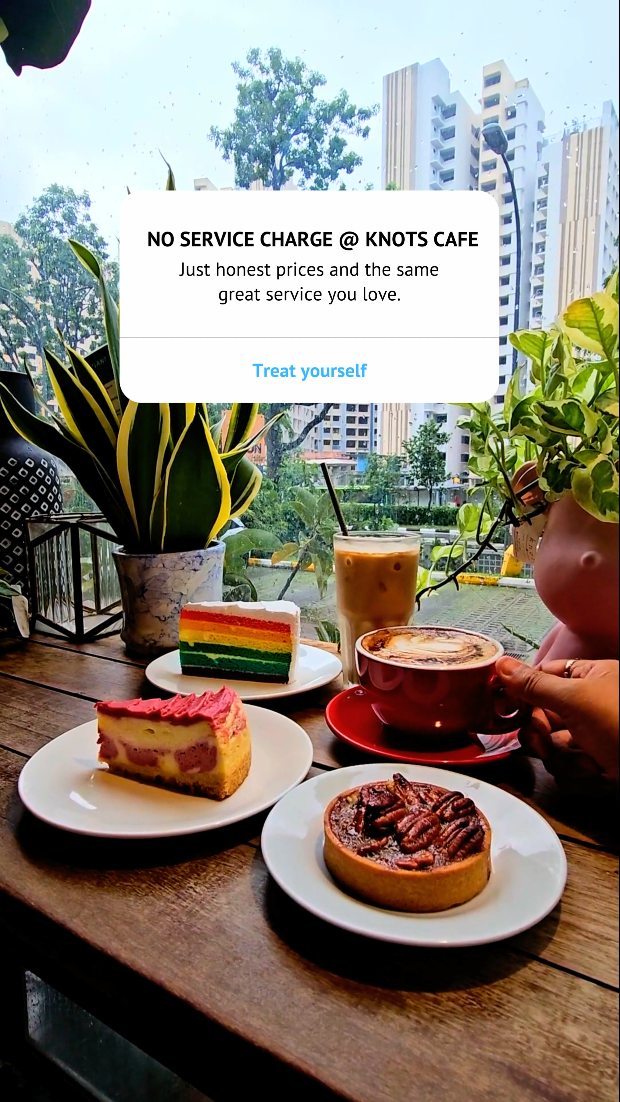We’re keeping it straightforward: $0 service charge across the board.
No hidden fees, no fuss—just honest pricing so you can focus 100% on the food. Same great service, just a lighter bill.
👋 See you at the table!
#noservicecharge #knotscafeandliving #sgfoodie #sgcafe #fyp