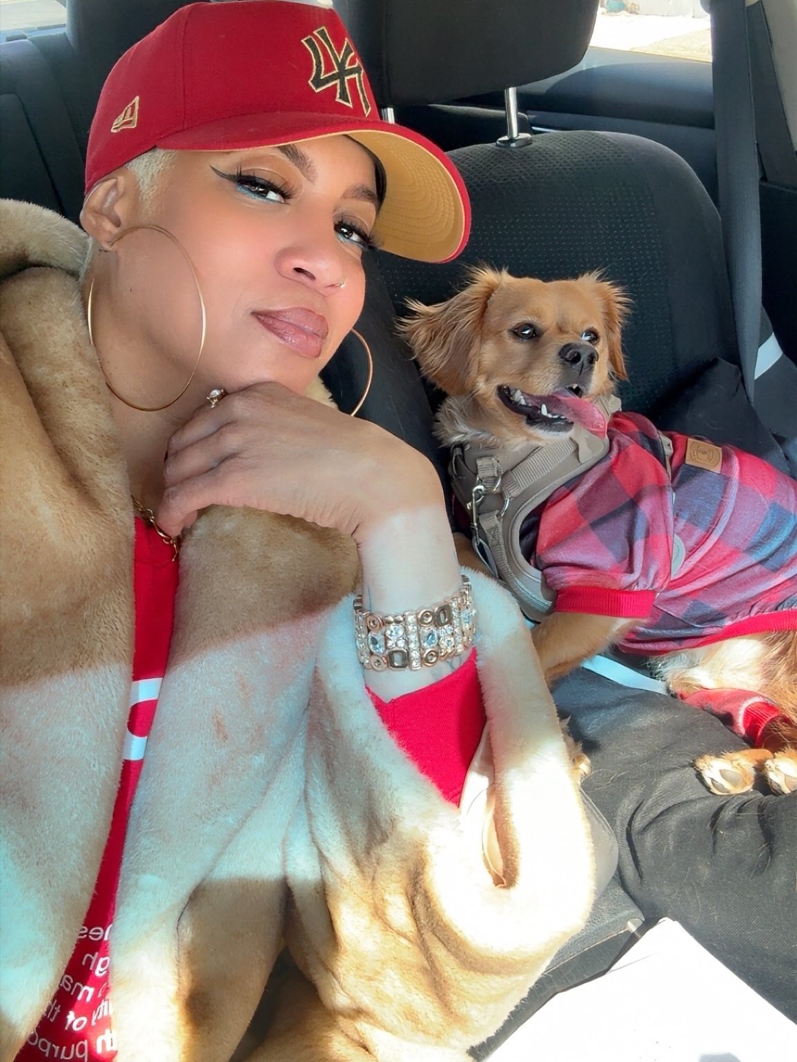 @shalonstarberry ♥️
•
•
#BlackWomenLoveDogs