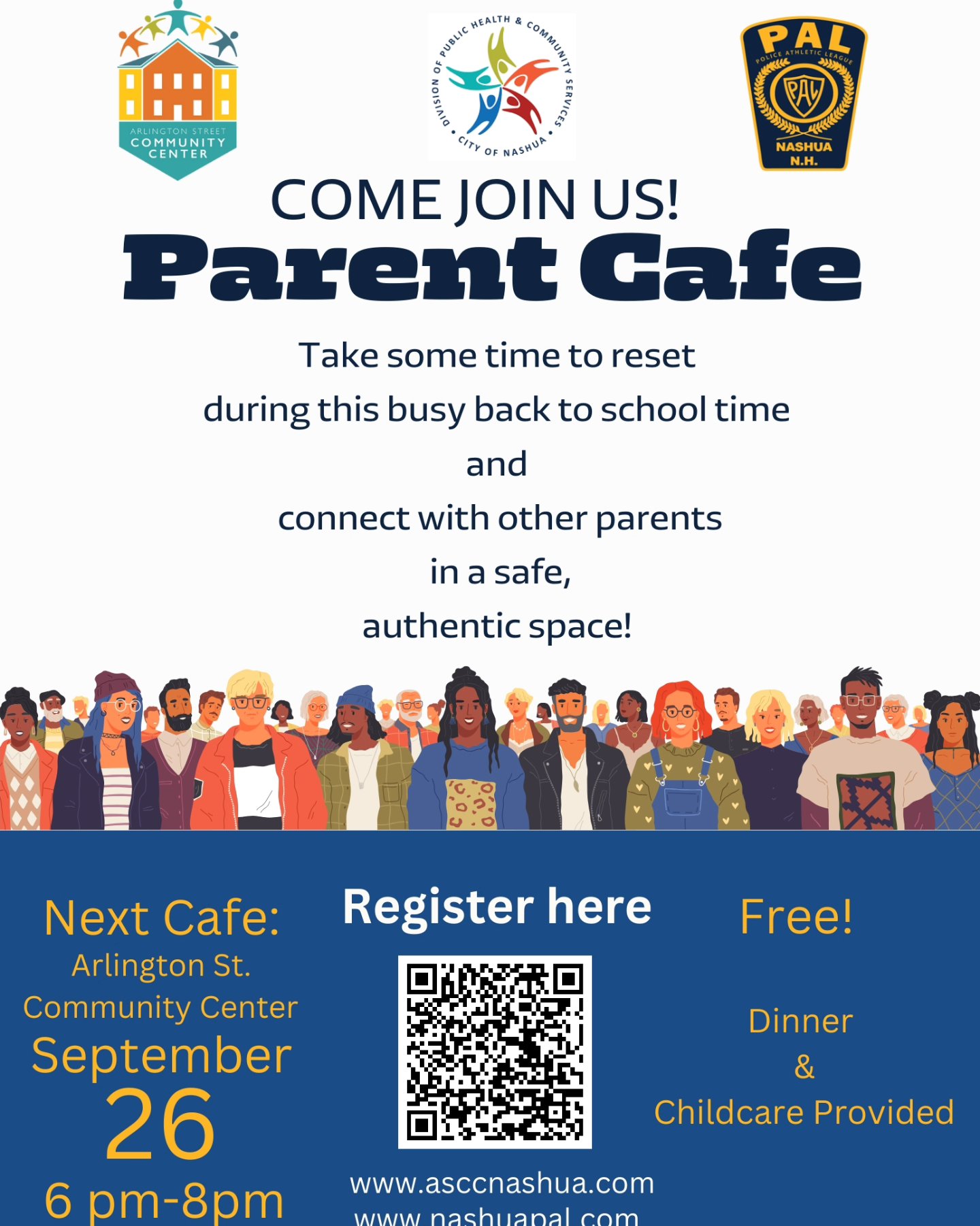 Some spots are still available! We hope you can join us Sept 26th ๐ Registration link is up at asccnashua.com under News ๐ป