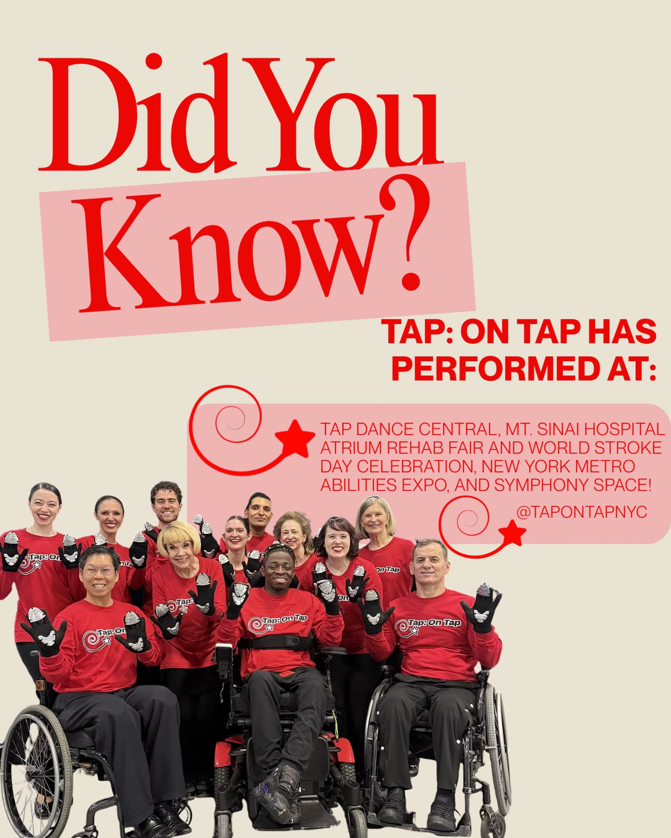 We’re so grateful to have been able to spread joy through dance since our start in 2019, and we can’t wait to continue the journey!
#tapontap
#tapdancinghandsdown
#nycdance