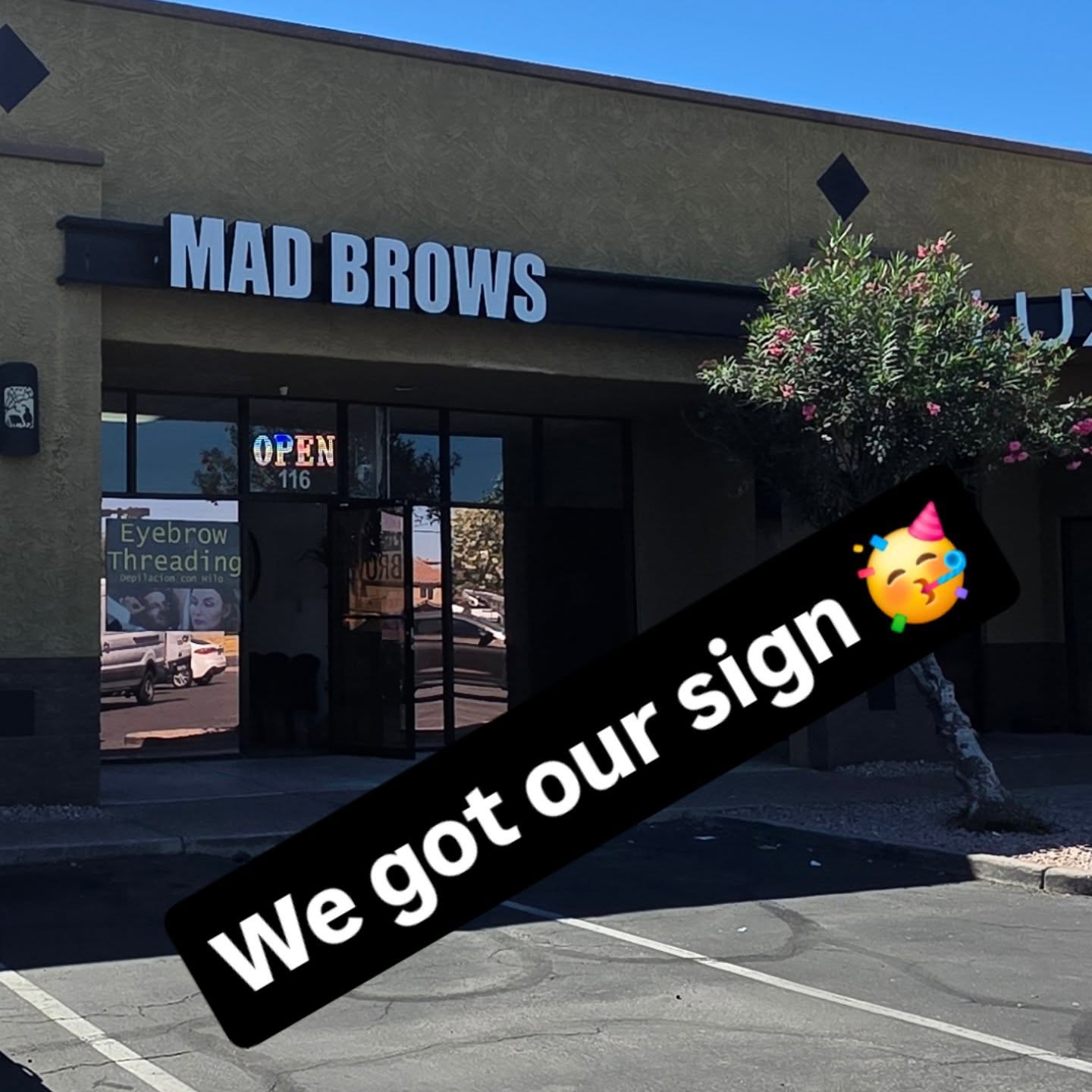Hey everyone! We’re so excited to finally have our sign up 🥳 — finding us just got a whole lot easier!
We truly want to thank each and every one of you for your support over the past few months during our move. Your patience, encouragement, and loyalty have meant more to us than you know 💗
We’ve been working nonstop to create a beautiful new space, and we can’t wait for you to experience our new brow home. It’s all for you 🤍
