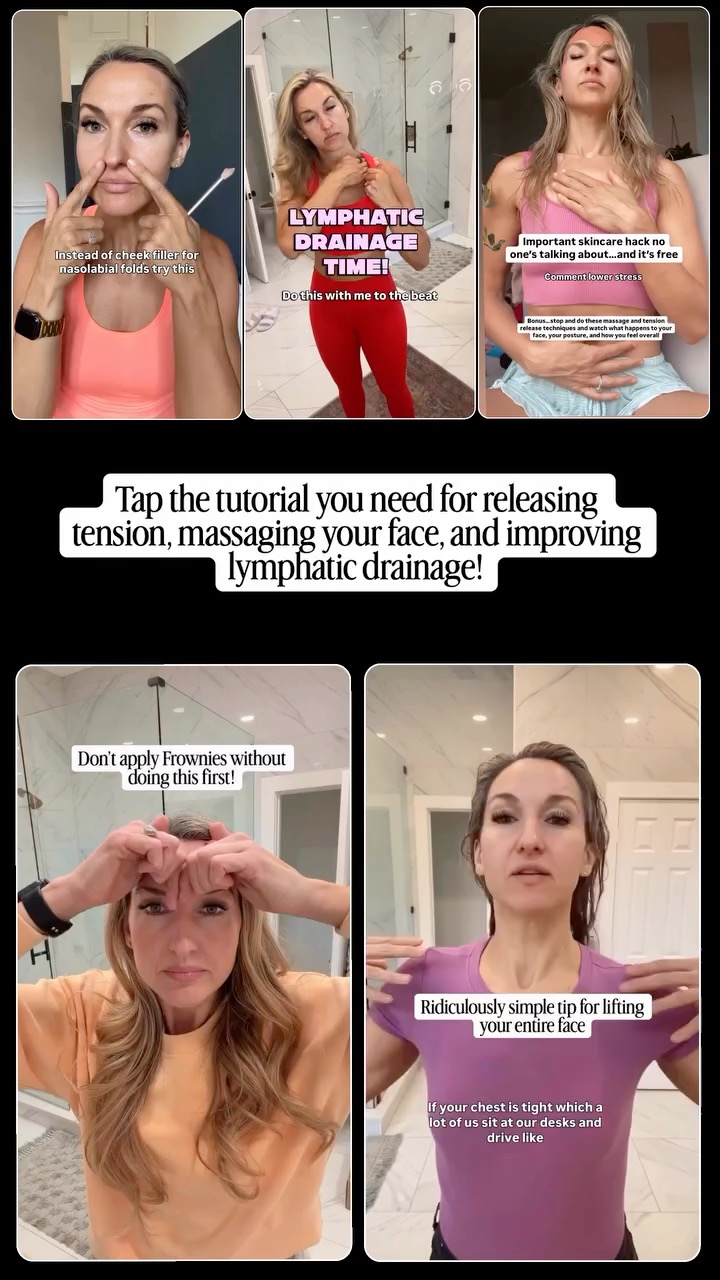 You already know I’m here to help you look good and feel even better 🤍
And when it comes to your face… tension, circulation, and lymphatic drainage actually matter more than people realize.
So I pulled a few of my go-to tutorials into one place.
Tap the one you need today and save this for later because consistency is where the magic happens.
In the comments tell me what kind of tutorials you need more of!
And remember, always do the lymphatic drainage tutorial first before any of the others!
#FrowniesCanada #Walking #GoodMood #SelfCareRituals #FrowniesCanada #SelfCare #WorkOut
#ConsistencyIsKey #MoreThanSkinDeep #FrowniesFam #NonToxicSkinCare #BeautyAtAnyAge