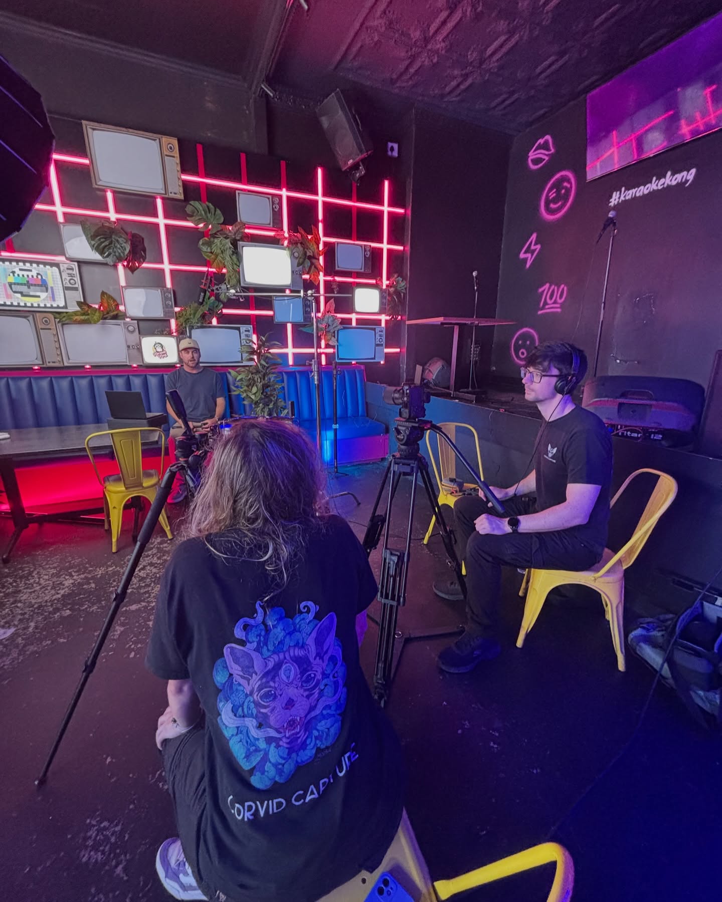 On set yesterday for ProArt Create League. Stay tuned 🎙️ #proartcreateleague