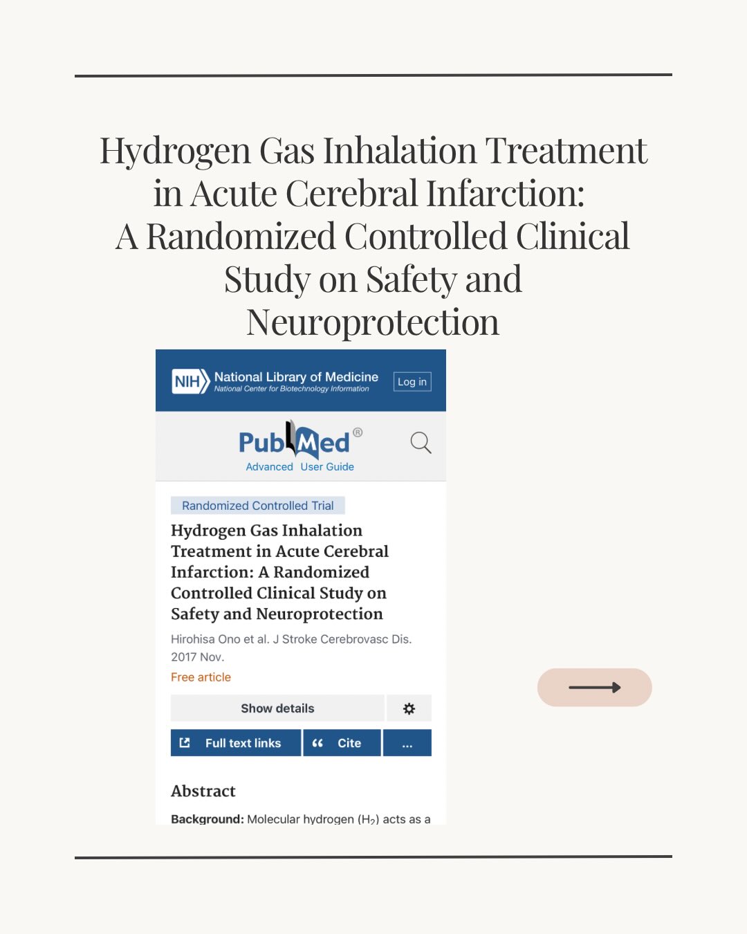 Hydrogen is not just a wellness trend.
It is already being studied in medical settings.
This randomized controlled trial showed:
✔ Safety
✔ Improved oxygenation
✔ Better neurological outcomes
Hydrogen may play a role in neuroprotection and recovery.
The future of health is already here.
#hydrogentherapy #biohacking #longevity #recovery #brainhealth wellness