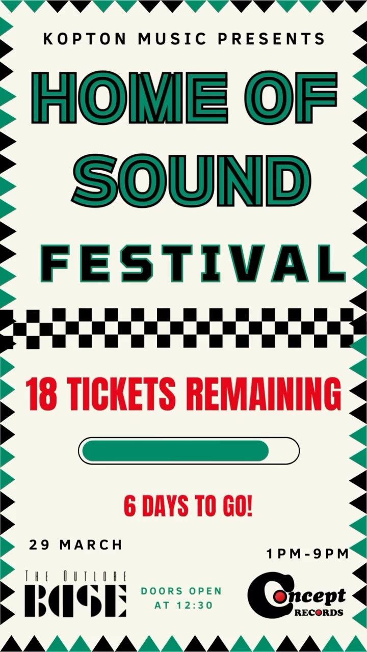 The countdown begins!🤩🇿🇦💃🏿🔥We’re exactly SIX days away from our 3rd anniversary celebration this Sunday! 🎫😳🙆🏿♀️Tickets are flying so grab yours on Quicket or the link in bio to avoid disappointment. See you there!😉💚
#homeofsoundfestival #koptonmusic #capetown #liveevents #musicpublisher