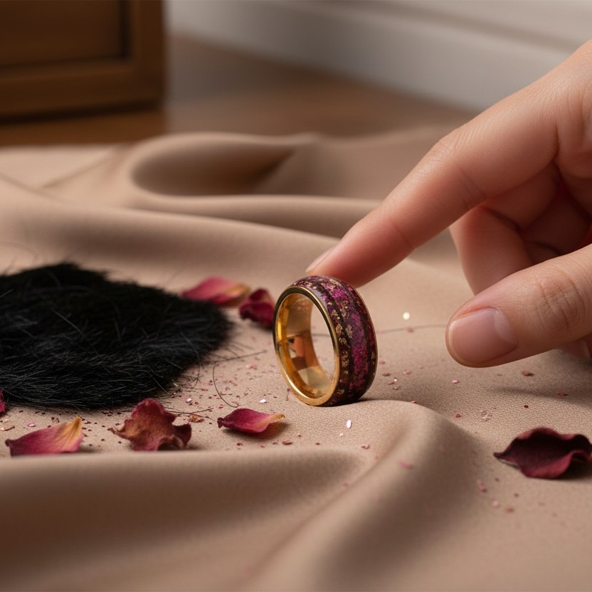 Manche Erinnerungen gehören nicht in eine Schublade – sondern an Ihre Hand.
Der Fingerring „Myssi“ ist ein stilvoller Alltagsbegleiter, in dem Fell (auf Wunsch auch Asche) Ihres Lieblings im Kunstharz bewahrt wird. Modern, klar und trotzdem voller Gefühl.
Details
• Breite: 8–16 mm
• Größen: 50–66
• Material: Edelstahl 316L (robust, hypoallergen, alltagstauglich)
• Kostenlose Innengravur (Name, Datum, Wort)
Gestaltung nach Wunsch
Fell wird in die Kerbe eingearbeitet – mit Ihrer Hintergrundfarbe (schimmert leicht durch).
Optional: Glitzer, Blüten, Monatsstein (12 Farben).
Sie möchten „Myssi“ ganz anders? Senden Sie uns Skizze/Beschreibung, Fell/Asche und Ihre Auswahl für Glitzer & Blütenfarben – wir melden uns, falls noch Fragen offen sind.
⏳ Fertigung: ca. 5 Wochen
Schreiben Sie „MYSSI“ per DM für alle Infos zur Bestellung.
https://tierhaarschmuck.ch
#tierhaarschmuck #erinnerungsschmuck #fingerring #ring #seelentier #tierliebe #handgemacht #memorialjewelry #petmemorial #schmuckmitbedeutung #edelstahl #gravur