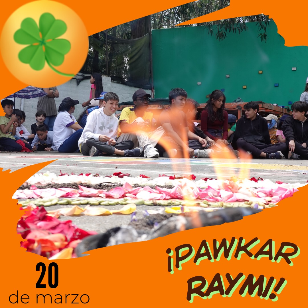 Este viernes 20 de marzo, nos unimos para celebrar el Pawkar Raymi, la gran fiesta andina del florecimiento y del agua. Es un momento de profunda gratitud hacia la tierra, la Pachamama, por los primeros frutos y colores que nos regala en esta época del año. 🌽🌸
¿Por qué es tan importante vivir esto en nuestro espacio? La sabiduría andina y la filosofía Montessori comparten un principio esencial:
La interconexión de la vida. Celebrar el Pawkar Raymi nos permite vivenciar la “Educación Cósmica”
, ayudando a los niños a entender los
ciclos naturales, honrar sus raíces y reconocerse como guardianes activos de la tierra.
🌍✨