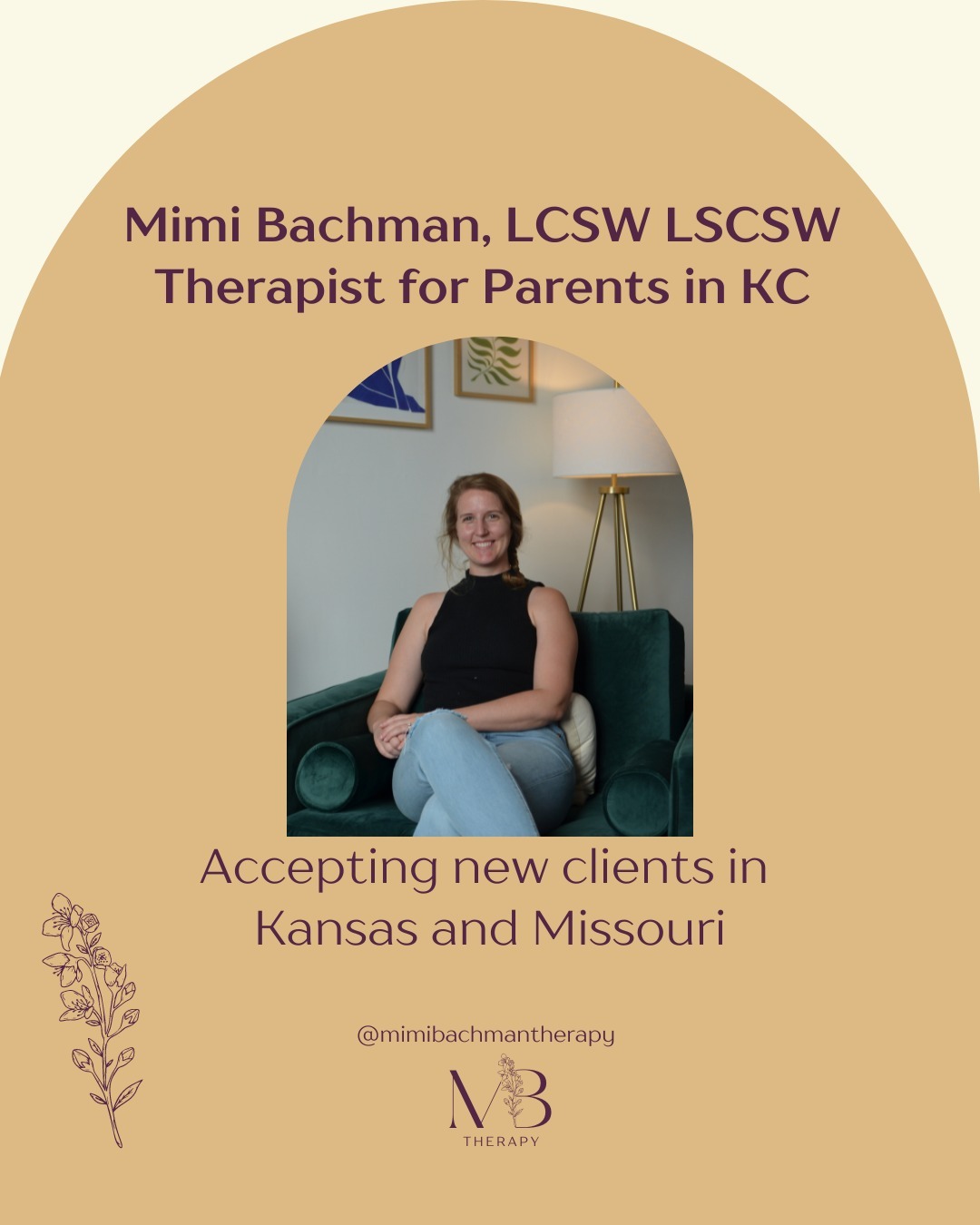Hi, I'm Mimi!
TL;DR: You don't need more tips and tricks, or more of other people's stories. You need a therapist who will go deep with you into your own experience. Reach out via the link in my bio for a free 15-30 minute consult today.
More here 👇
I help new parents and new adults get unstuck from a life of disconnection. Maybe you feel guilty for wanting more. Don't you already have the job, the partner, maybe kids? Even still, the edges are starting to fray and you don't feel connected to yourself and others in the ways you want.
Maybe you've tried therapy before, but it didn't go deep enough. That might have left you with a feeling that maybe you were right, and you are just too much.
You don't need more tips and tricks, or more of other people's stories. You need a therapist who will go deep with you into your own experience.
Let's figure out where these distressing feelings might be coming from so you can find your own way forward and take up space in your own life. I deeply believe that we can find your inner knowing together.
If what you've read resonated in any way, reach out to schedule a free 15-30 minute consultation.
You are taking a step to get the support you deserve so you can create a more connected, fulfilling life. I am honored to walk alongside my clients on their journeys, and if it feels like a good fit, I would be honored to walk with you too.
#therapyinkc #kansascitytherapists #kccrossroads #mentalhealthkansascity #nojudgmentjustsupport #yourenotalone