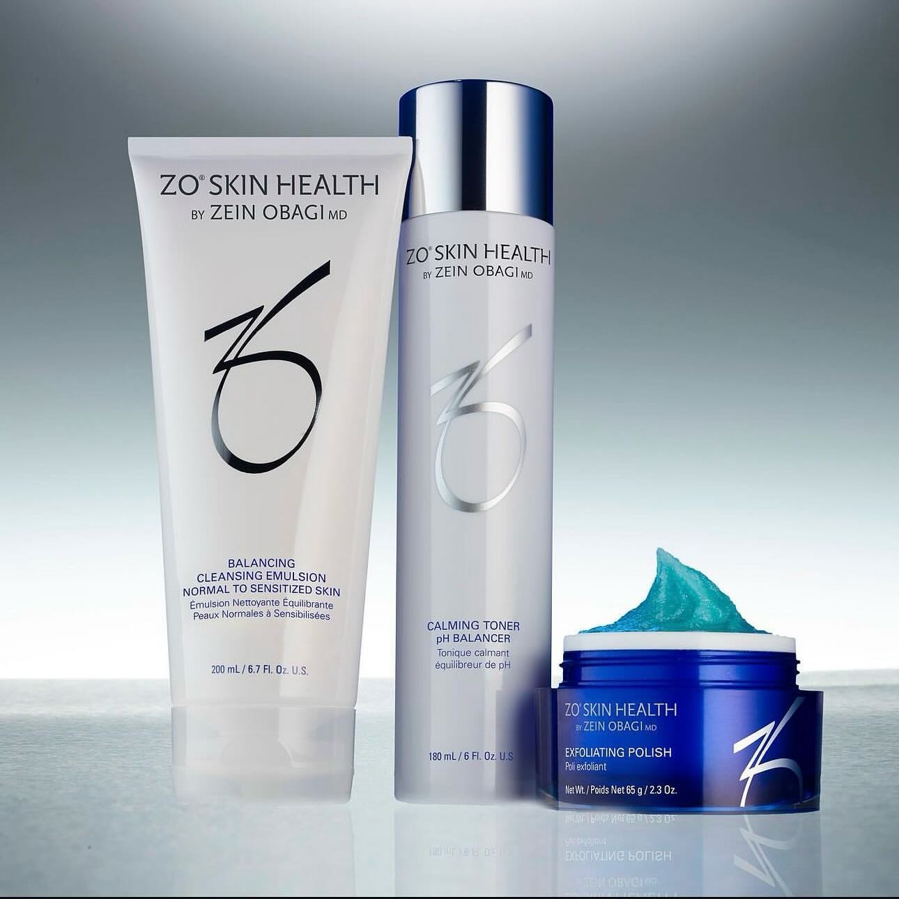 Now available in clinic! ZO Skin Health from award winning dermatologist Dr Zein Obagi.
Sensitized skin can be a temporary or chronic condition caused by a variety of internal + external factors. ZI’s new Normal to sensitized Getting Skin Ready protocol is designed to support a weakened barrier + build skin resilience. #clinicallyprovencleansing #skincaresolutions #zoskinhealth #committoyourskin #aestheticsckinicsouthlondon