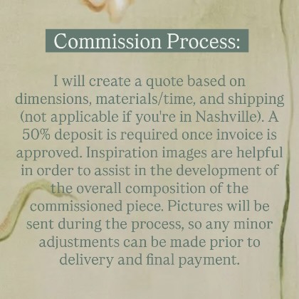 Yes - I do commissions! I've received a lot of commission requests lately so here is information on how to start the process. I would love the chance to create something for you!