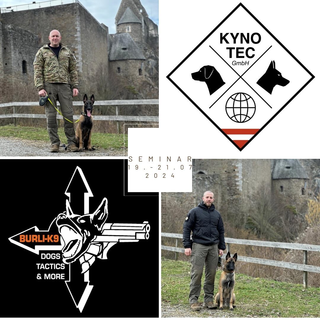 Wir freuen uns auf eine hervorragende Veranstaltung mit unseren Freunden von @kynotec aus Österreich (19. – 21.07.2024).
Florian Schneider und Chris Wishofer machen sich auf die Reise an die Küste um uns ihr Ausbildungskonzept zum professionellen Spezialspürhund zu präsentieren.
Das Paket beeinhaltet 2 Trainer, volle 3 Tage (Freitag – Sonntag) inkl. Unterkunft und Vollverpflegung mit folgenden Themen:
Florian Schneider:
- Aufbau Anzeige
- Aufbau Suche
- Problemstellung und Lösung bei der Anzeige von Spürhunden
Chris Wishofer:
- Aufbau Laser Directionals
- Aufbau Verbal Directionals
- Konsolenarbeit mit Spürhunden
Aufgrund der Komplexität der Themen ist die Anzahl der Teilnehmer auf 20 Personen limitiert.
Nach Anmeldung via Whatsapp oder unter
info@burli-k9.org
erhaltet ihr eine Ausschreibung mit allen weiteren Daten.
Die Ausbildungsblöcke sind frei wählbar. Eine Unterscheidung zwischen Teilnehmern mit oder ohne Hund findet nicht statt. Es handelt sich um die einzige Veranstaltung dieser Art in 2024!
Der Teilnahmebeitrag beträgt 549,- (mit Unterkunft) und 449,- (ohne Unterkunft).
Burli-K9 Team
#BurliK9 #Kynotec #Kynoscience #UFPRO #Ufprogear #K9 #policek9