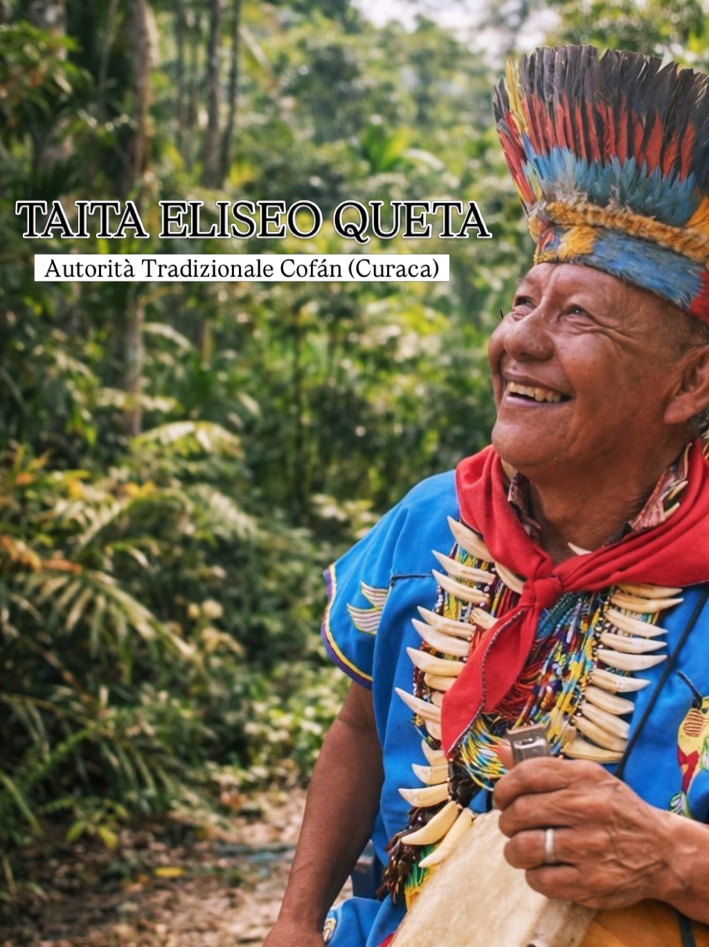 Ci sono incontri che non si cercano… si ricevono.
Oggi condividiamo con profonda gratitudine la benedizione di annunciare che il Taita Eliseo Queta sarà presente con noi durante il ritiro, portando la sua guida, la sua energia e la sua medicina.
Autorità tradizionale (Curaca) del popolo Cofán, custode di una saggezza ancestrale trasmessa di generazione in generazione, è nipote del grande Taita Querubín Queta Alvarado ed è stato iniziato sin dagli 8 anni nel cammino dello Yagé.
La sua presenza non è solo medicina… è memoria viva, è lignaggio, è connessione diretta con lo spirito della selva.
Ricevere la medicina dalle sue mani, entrare in contatto con la sua energia e con la sua conoscenza, è qualcosa di raro, potente, profondamente trasformativo.
Un’opportunità immensa per chi sente la chiamata autentica ad andare più in profondità, a ricordare, a guarire dalla radice.
Con rispetto, con umiltà e con il cuore aperto… ci prepariamo a questo incontro.
#Yagé #SaggezzaAncestrale #CamminoSpirituale #MedicinaSacra #cofan