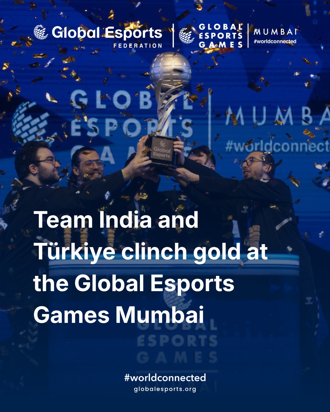 🏆 Champions crowned. 👑
🇮🇳 India tops the standings as the journey continues from Mumbai to Los Angeles 2026 Global Esports Games 🇺🇸
#worldconnected #GEGMumbai #GEG26 #LA26
🔗: Link in bio