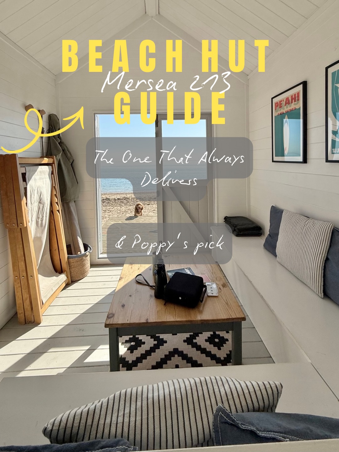 Mersea Beach Hut 213 Guide 👉🏻 SAVE for your beach days
☀️ The one that always delivers
👉🏻 Poppy’s Mersea pick… and she’s picky. If you know, you know.
Front row, spacious and full of our COOL coastal style... it's the hut you’ll flop into and not want to leave.
Hut doors flung open in the sun, sea air straight in, or shut them and still keep the view. Perfect👌🏼
Here’s why we love 213: 🧡
• Big enough for up to 8 people + dog friendly (up to 2)
• Hire: 9:30–7pm, £80 off-peak / £100 peak
• Deckchairs, @sunnylifeaustralia parasol, games — all ready for you, so no lugging half your house!
• Our signature L-shape seating keeps the sea front and centre, or grab a spot outside on the decking and soak up the sun ☀️
• Kitchen all set up...tea, coffee, a bacon sanger, or a beach picnic, ready in a flash
• Front row spot, close to everything, parking, loos, cafés, deliveries available.
• On Mersea Island, Essex, a beach straight out of Swallows & Amazons. You'll love island life...
💡 Honestly, save this one for when you want a beach day that just works on every level. Turn the key, settle in and enjoy ✨
Questions about 213 (or any of the huts)? DM me or ask away in the comments 🙋
And...If you've been to 213 I'd love to know what you think... 💬
Pssst… this is no.2 of 5 beach hut guides. SAVE them all to compare and find your favourite. 🤩
Jo x
#Beachhuts #merseaislandbeachhuts #beachhuthire #mersea #essex