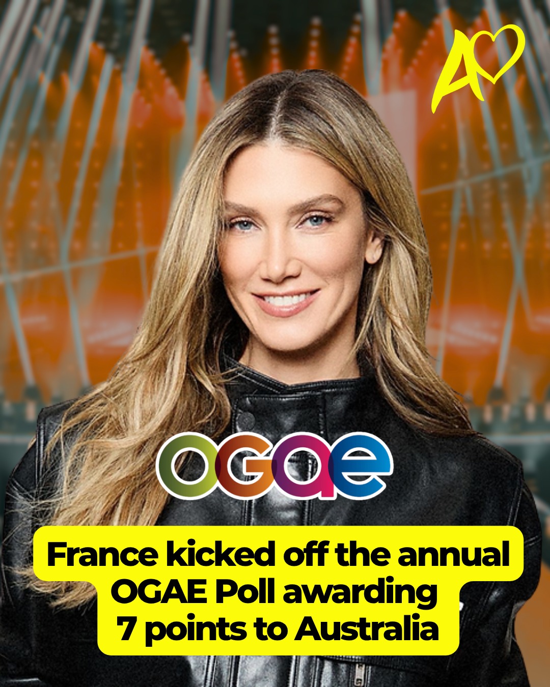 This morning France kicked off the annual OGAE Poll and point allocations for Eurovision 2026! Australia is off to a flying start receiving seven points from the French locals.
Each year the OGAE Eurovision fan clubs from across the world vote for their favourite Eurovision songs ahead of the Contest.
The clubs are part of Organisation Générale des Amateurs de l'Eurovision (OGAE) International who each year conduct a pre-Eurovision Song Contest poll. Every national club casts a vote from all entries participating, using the same scoring system as the one at Eurovision.
France marked the first country to reveal their votes so far in this year's poll with dozens left in the lead up to Vienna 2026. OGAE International typically begins to reveal results in April; this year, OGAE France has given us a taste early!
France's voting is as follows -
12 points - Finland
10 points - Denmark
8 points - Cyprus
7 points - AUSTRALIA
6 points - Greece
5 points - Italy
4 points - Sweden
3 points - Malta
2 points - Albania
1 point - Israel
#ogae #ogaepoll #eurovision #esc #eurovision2026 #esc2026