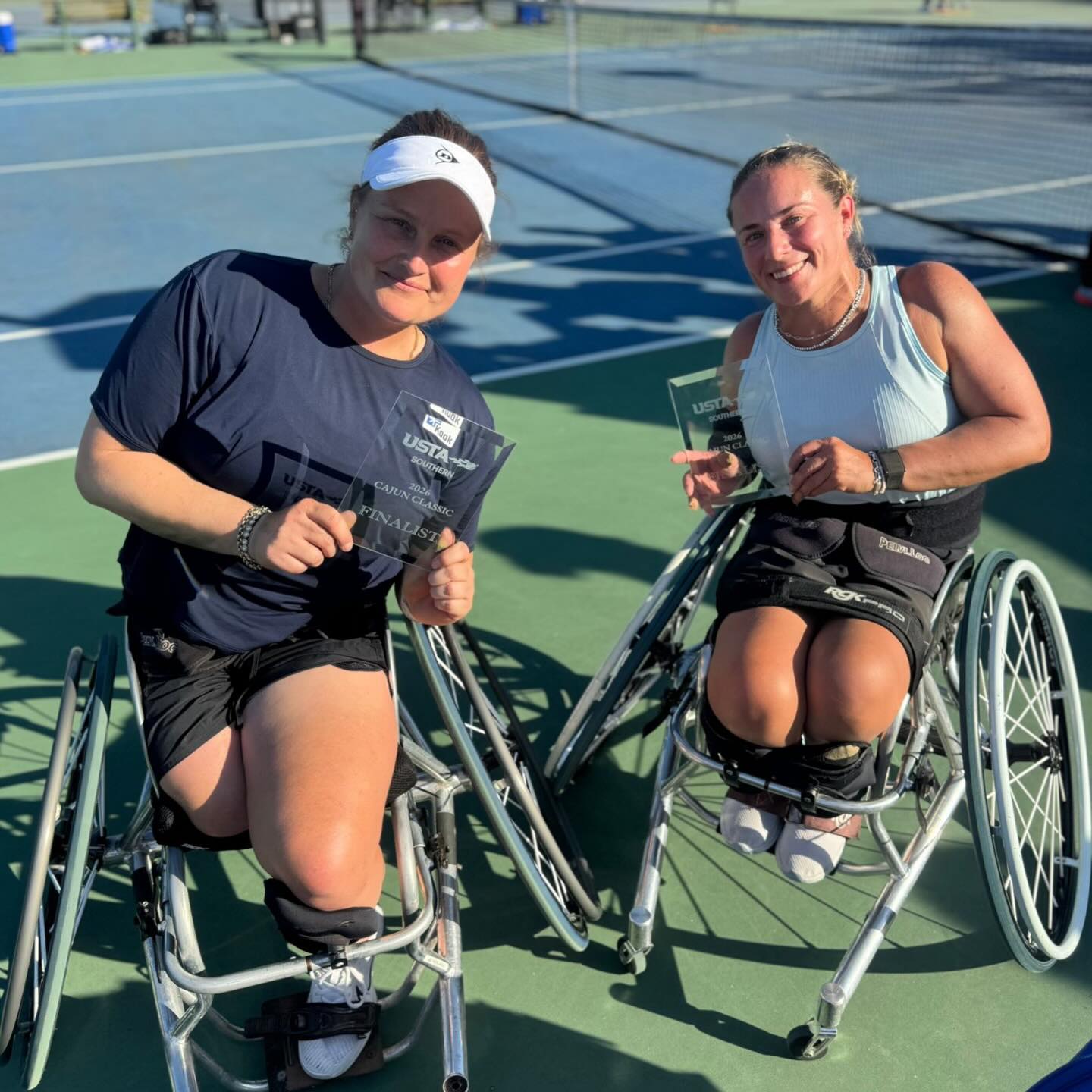 Back to back finals with @niekie_90 in 🇺🇸
Runners up @cajunclassicwheelchairtennis So proud of the fight we put out until the end 🎾
Thank you to everyone at this amazing tournament, it always feels like home in Louisiana 🦞♥️