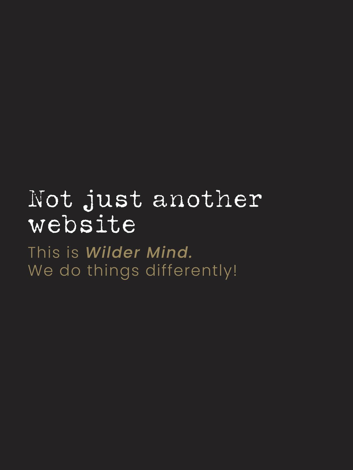 Not every website is built to be remembered.
Most are safe.
Polished.
Forgettable.
They sit quietly in the background, doing just enough… but never enough to matter.
That’s not what we do.
We build websites with intent.
With structure.
With something behind them.
Something that actually moves people.
Because a website shouldn’t just look good—
it should be found, understood, and felt.
It should guide.
It should convert.
It should hold its ground.
No templates.
No shortcuts.
No wasted space.
Just something built properly, from the ground up…
like it deserves to exist.
If it matters—
let’s make it count.
👉 www.wildermind.studio
#WilderMind #WebDesignUK #IndieBusiness #BrandDesign #BuiltDifferent